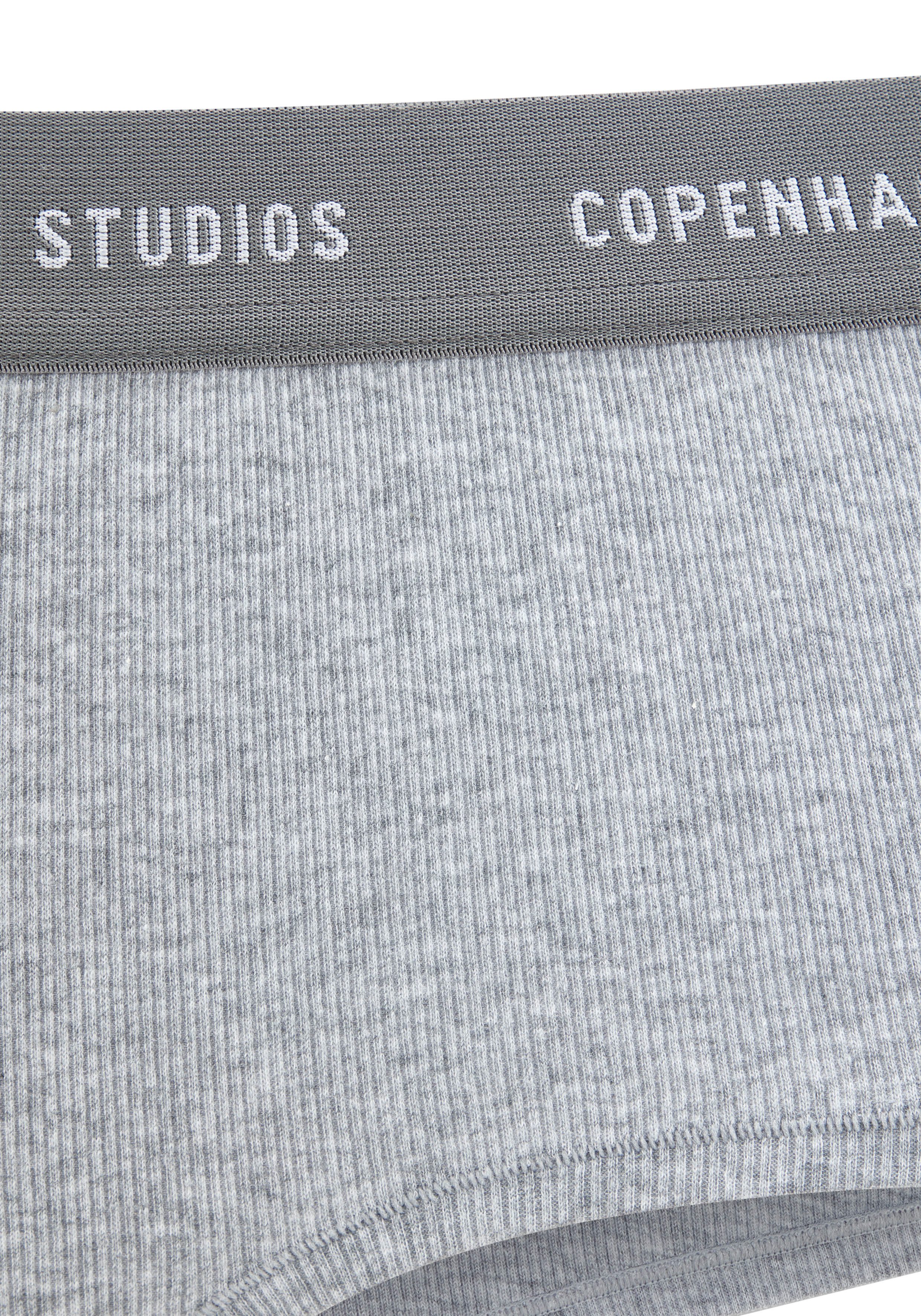 Copenhagen Studios Hipster Met zachte logoband van geribde bio-katoenkwaliteit (Set van 2)