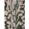 lascana maxi-jurk met dierenprint groen