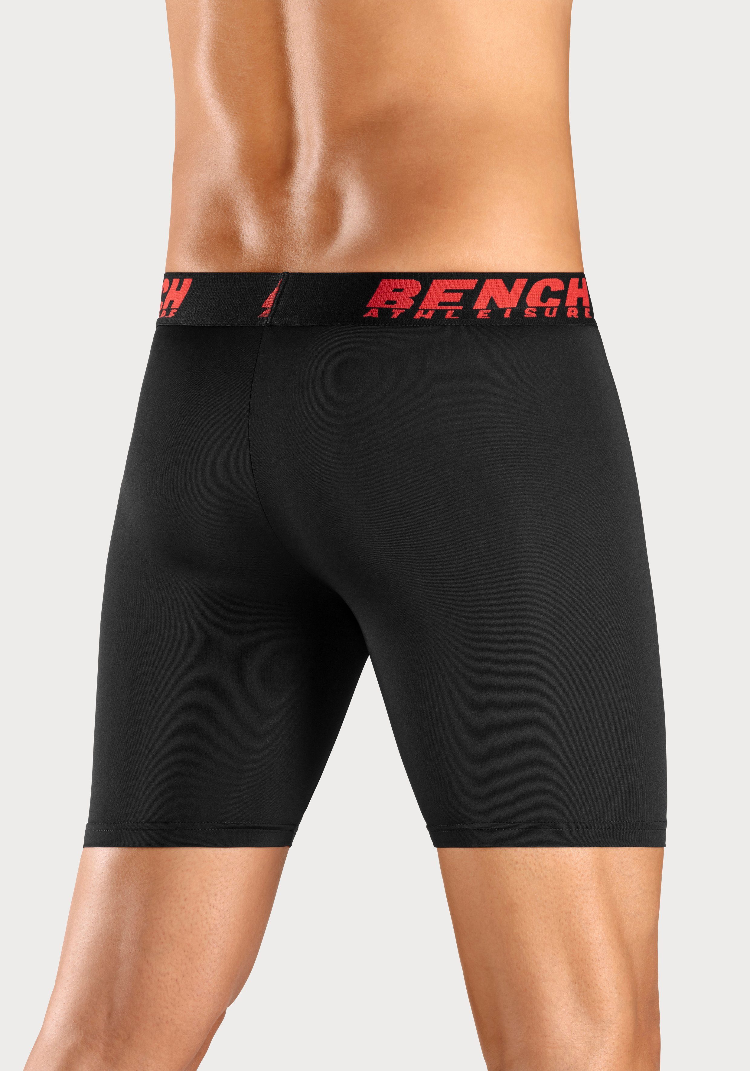 Bench. Functionele boxershort Boxershorts voor heren in sportieve uitstraling van microvezel met langere pijpen (set, 2 stuks)