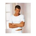 clipper exclusive hemd voelbaar zacht en glad - in fijnrib (2 stuks) wit