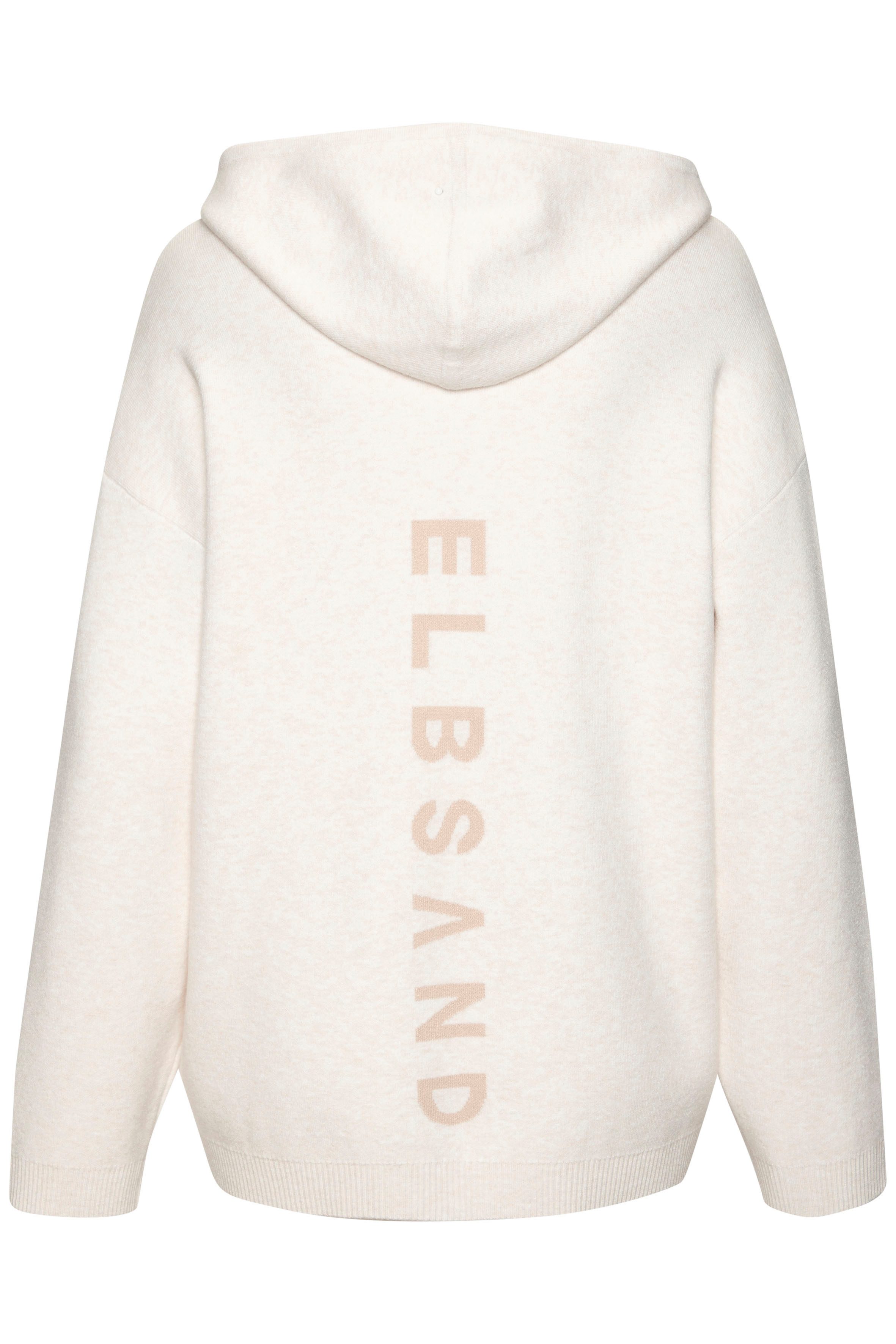 Elbsand Hoodie van hoogwaardige brei