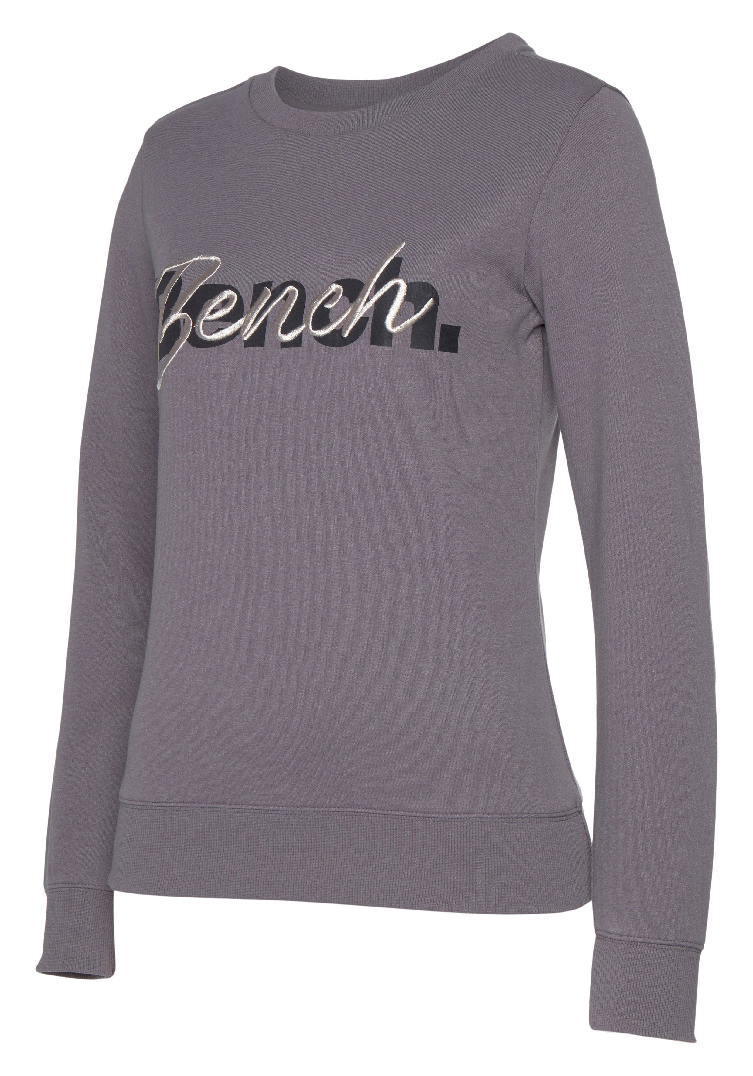 Bench. Loungewear Sweatshirt met logoprint en borduurwerk, loungepak