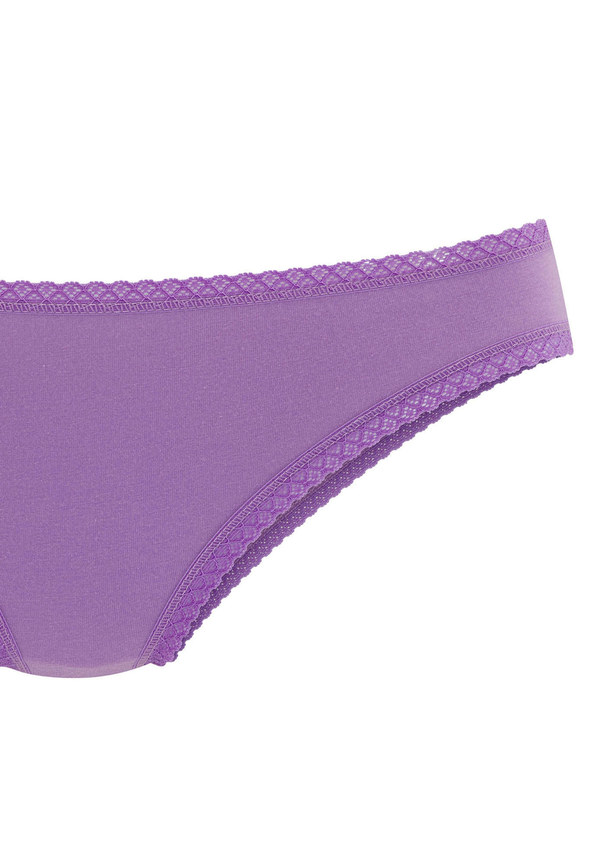 Vivance Brazilian slip met fijne kantafwerking en van zachte katoenkwaliteit (7 stuks in set)