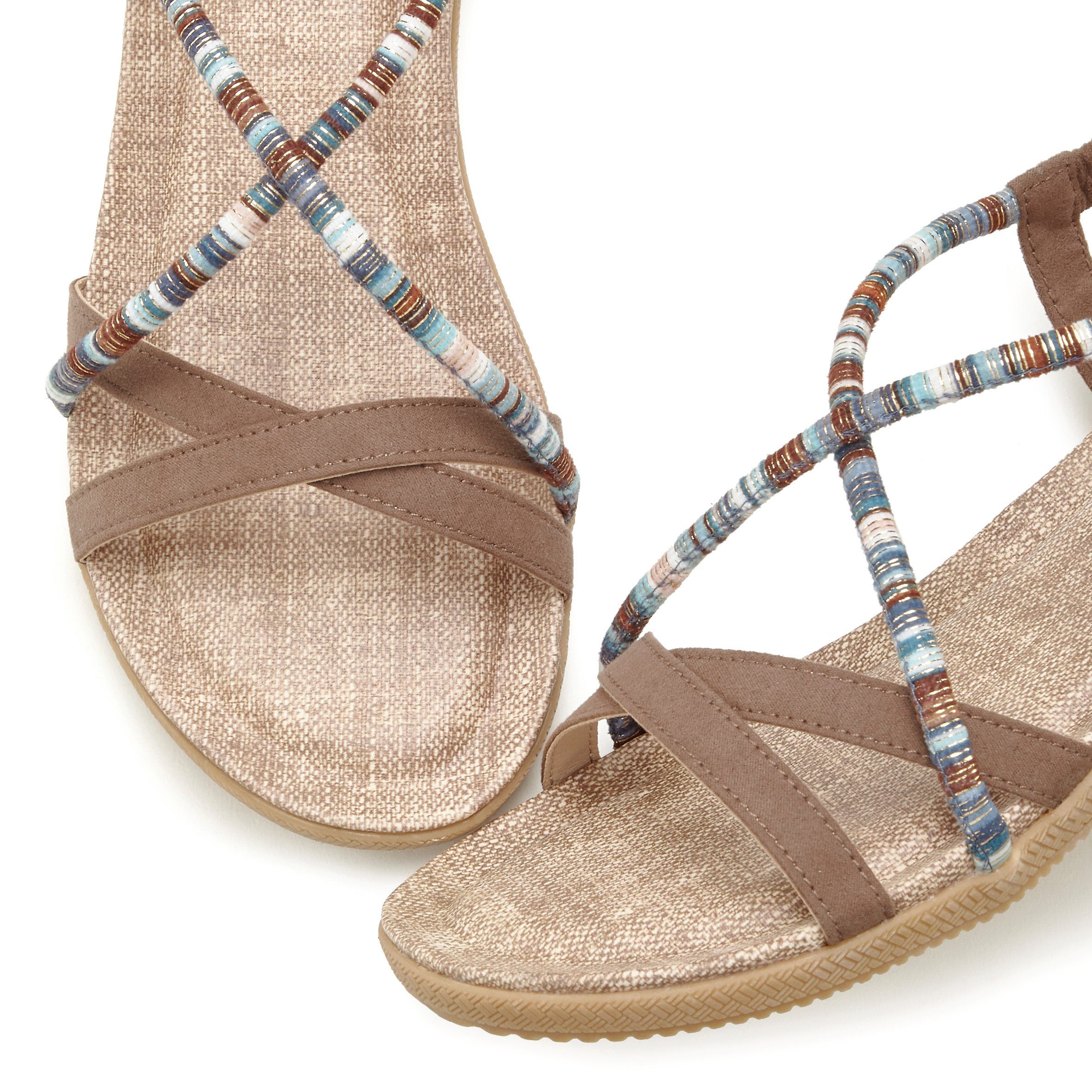 Vivance Sandalen Zomerschoen met subtiele sierdetails, sandaal, zomerschoen vegan