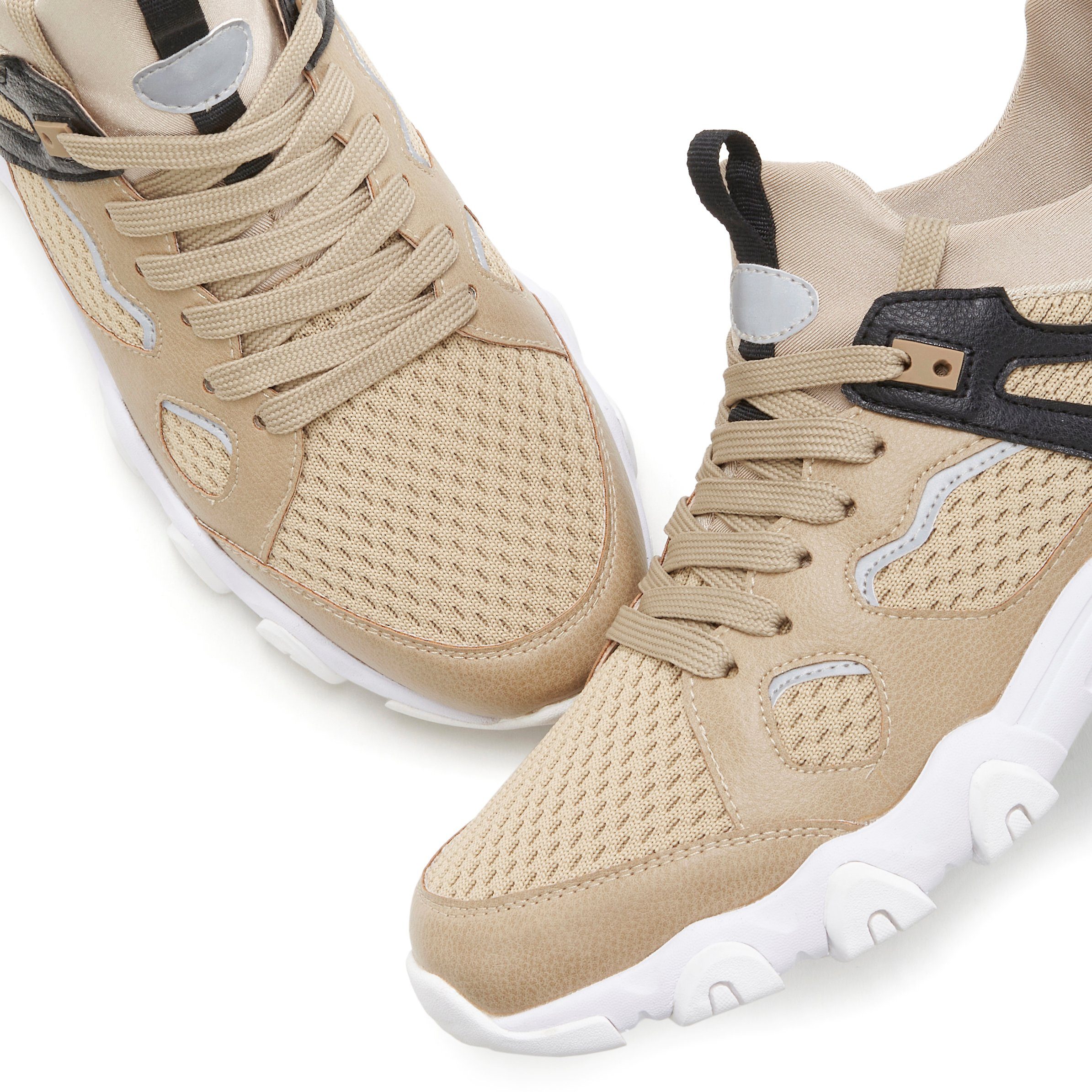 John Devin Sneakers Veterschoenen met mesh-inzet, vrijetijdsschoen, lage schoen vegan