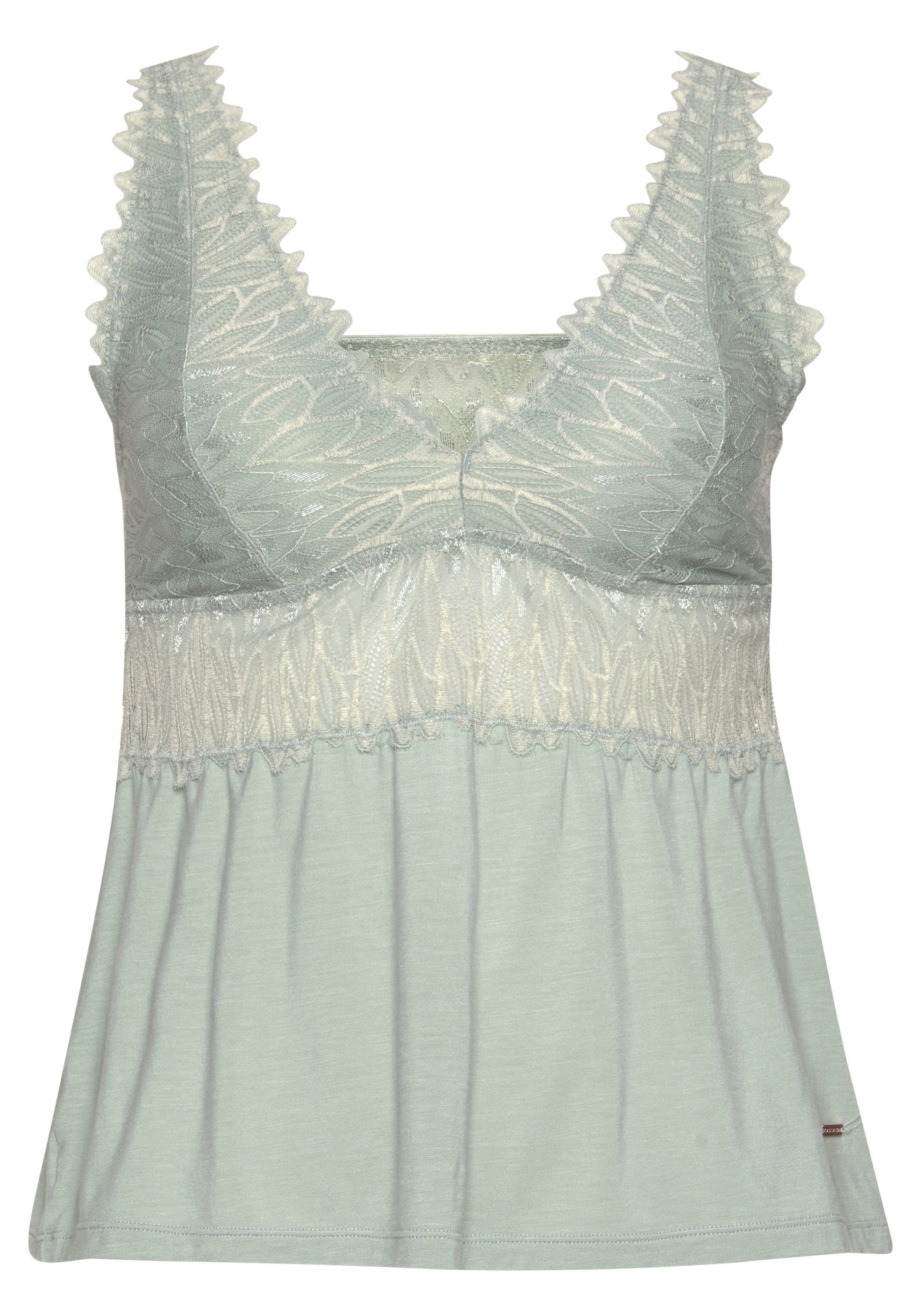 Lascana Kanten top met kanten details