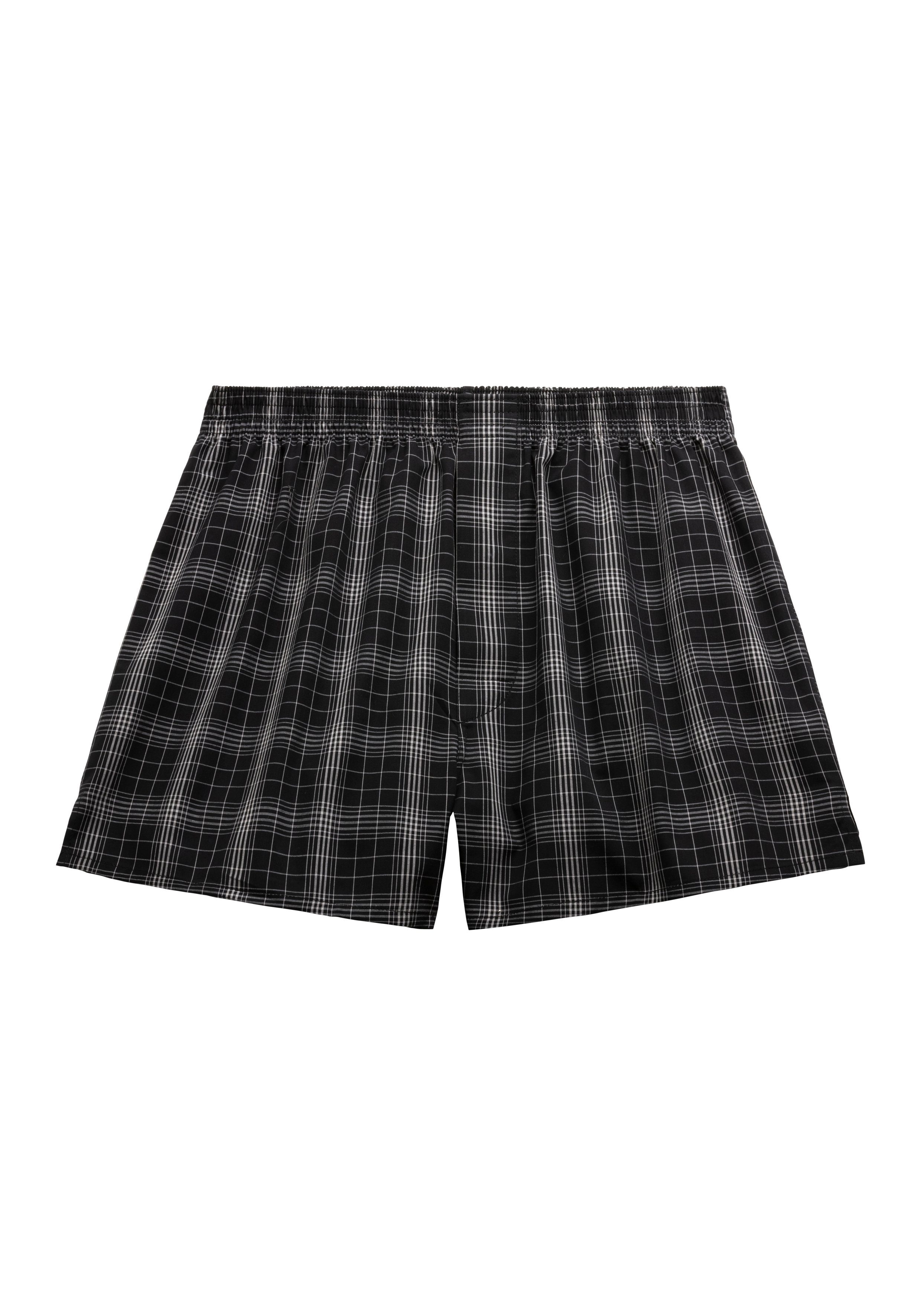 AUTHENTIC LE JOGGER Geweven boxershort vier verschillende dessins (set, 4 stuks)