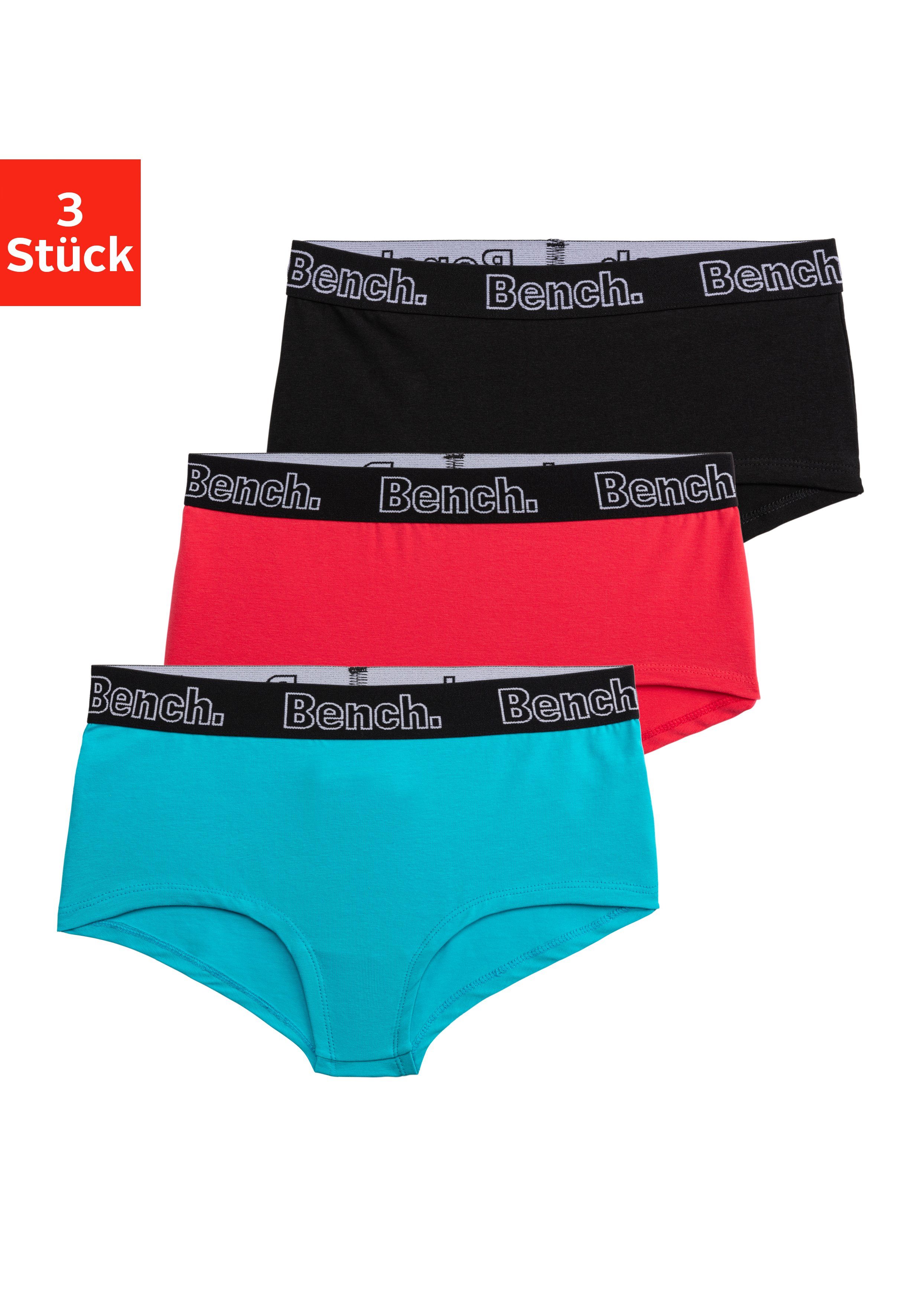 Bench. Hipster met zwarte logo-weefband (set, 3 stuks)