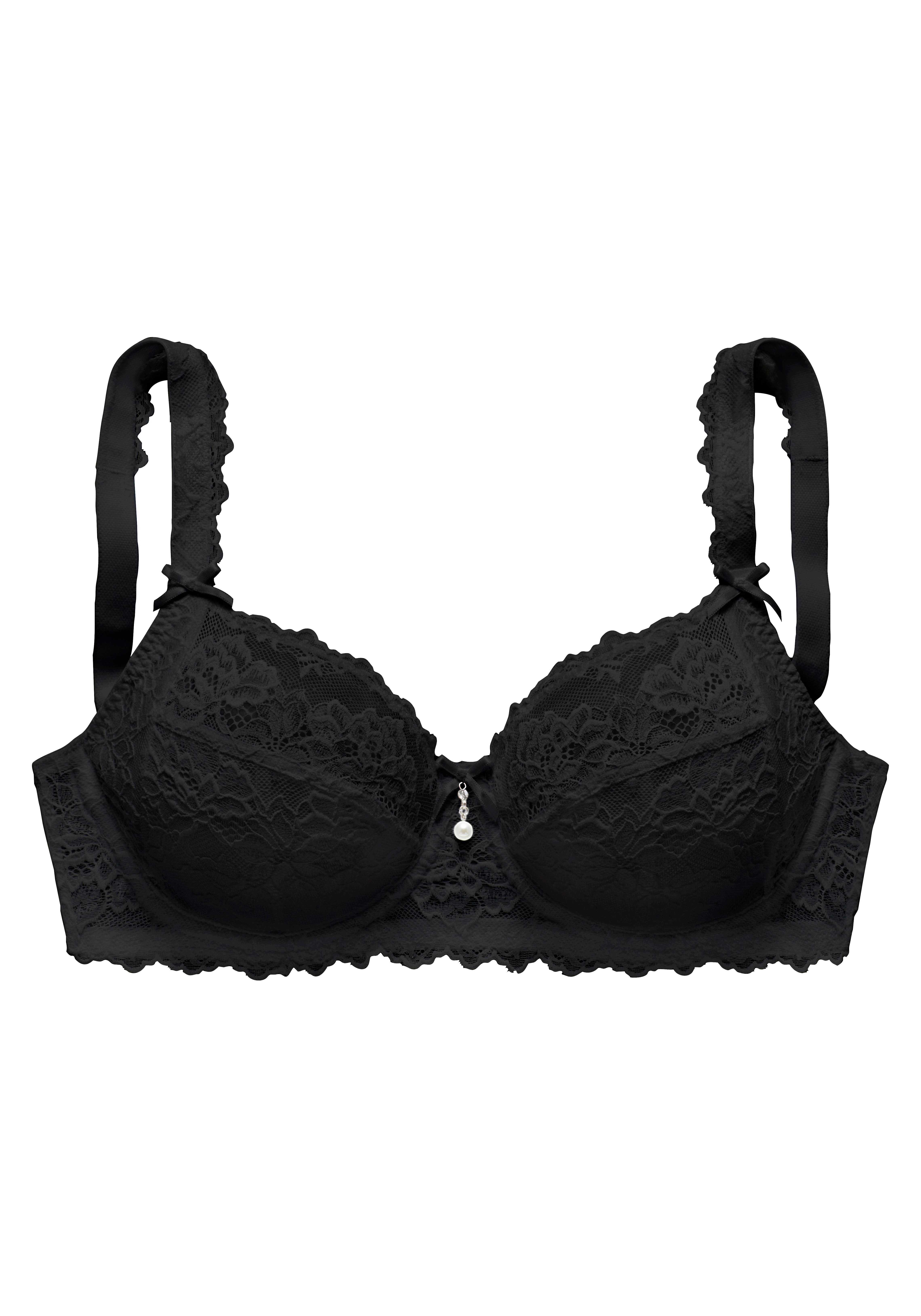 Lascana Beugel-bh met mooie kantentragers, sexy lingerie