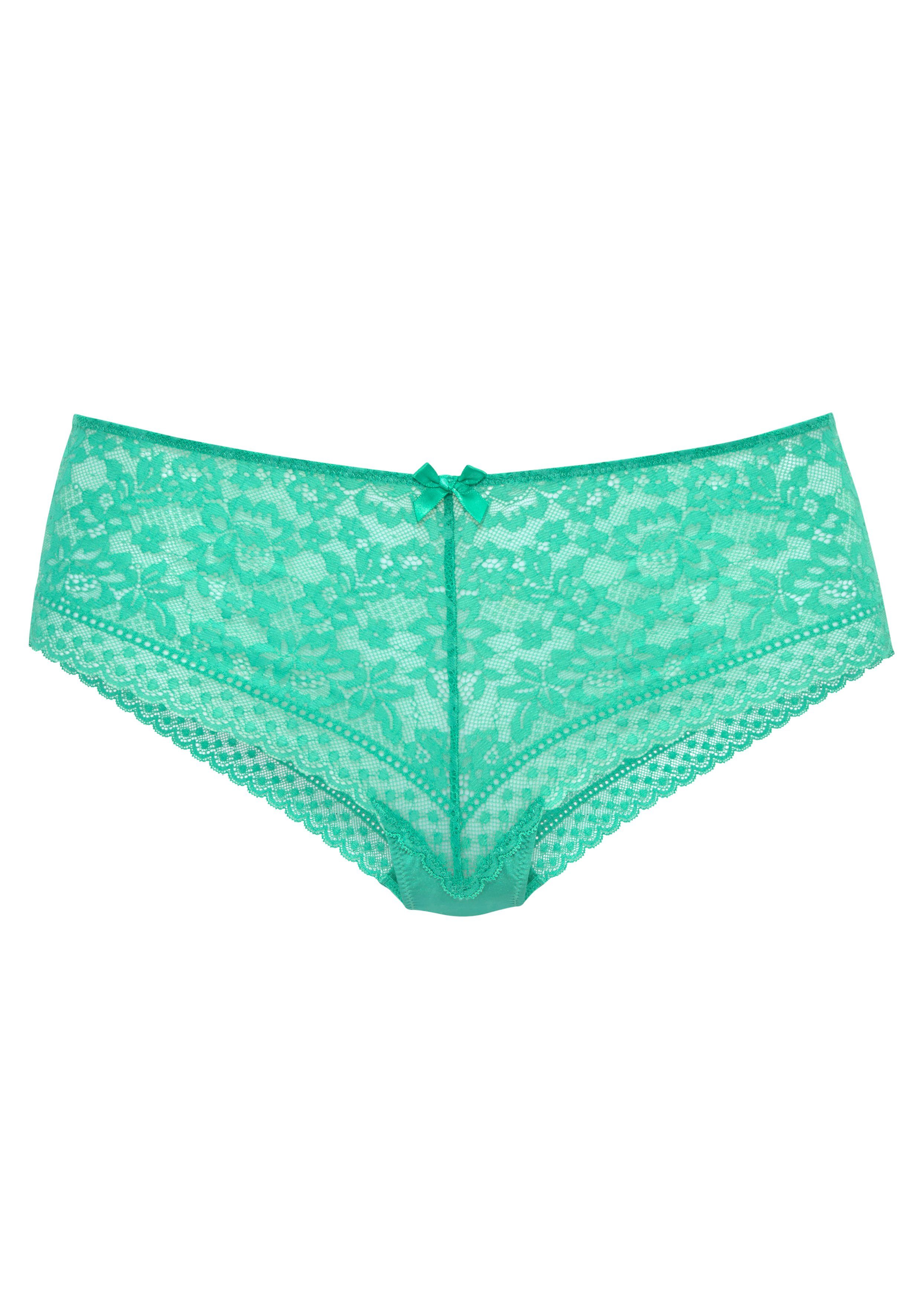 Vivance Hipster Viola gemaakt van kant, met gerecycled polyamide
