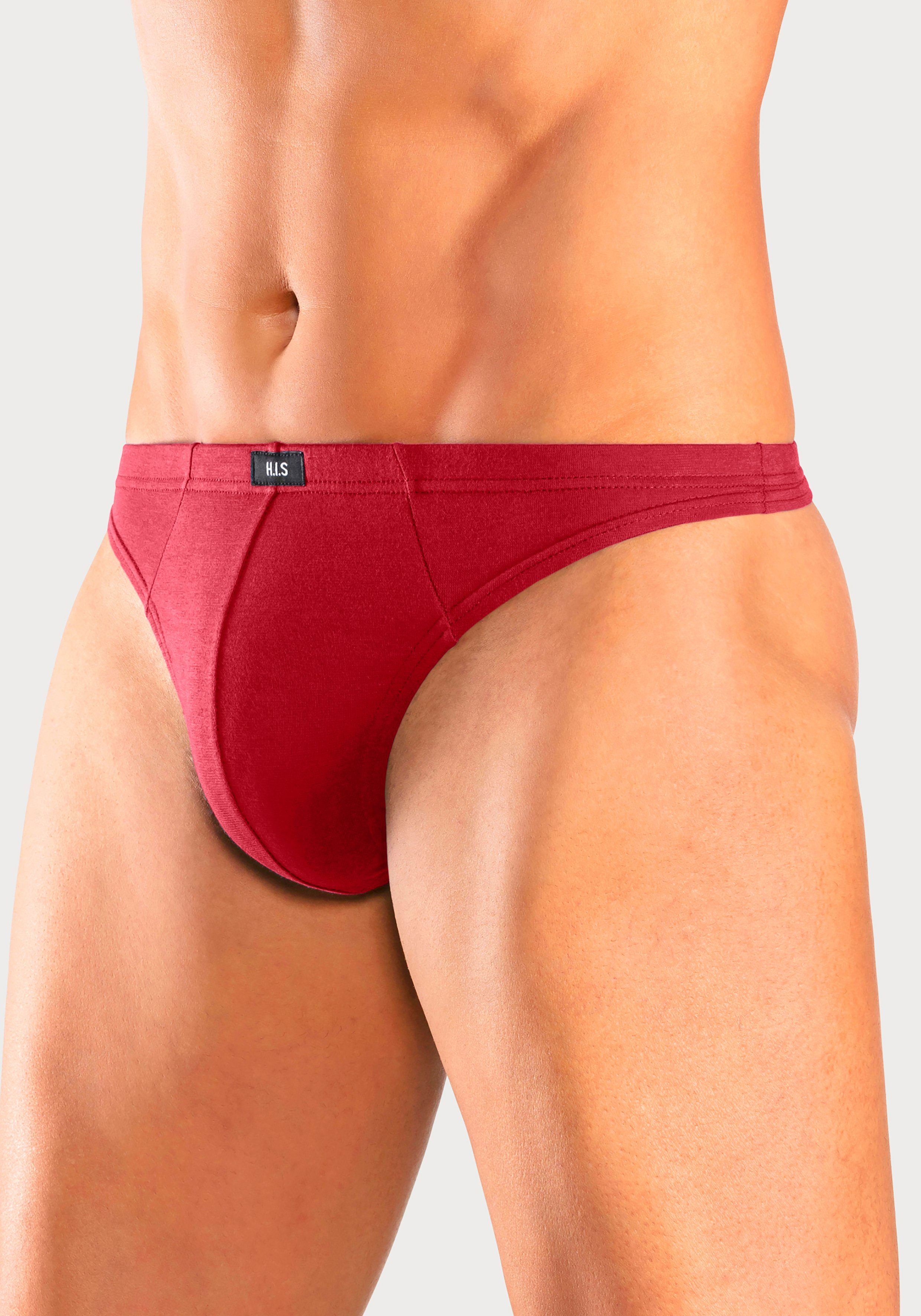 H.I.S String Heren onderbroek in katoen-stretchkwaliteit (set, 5 stuks)