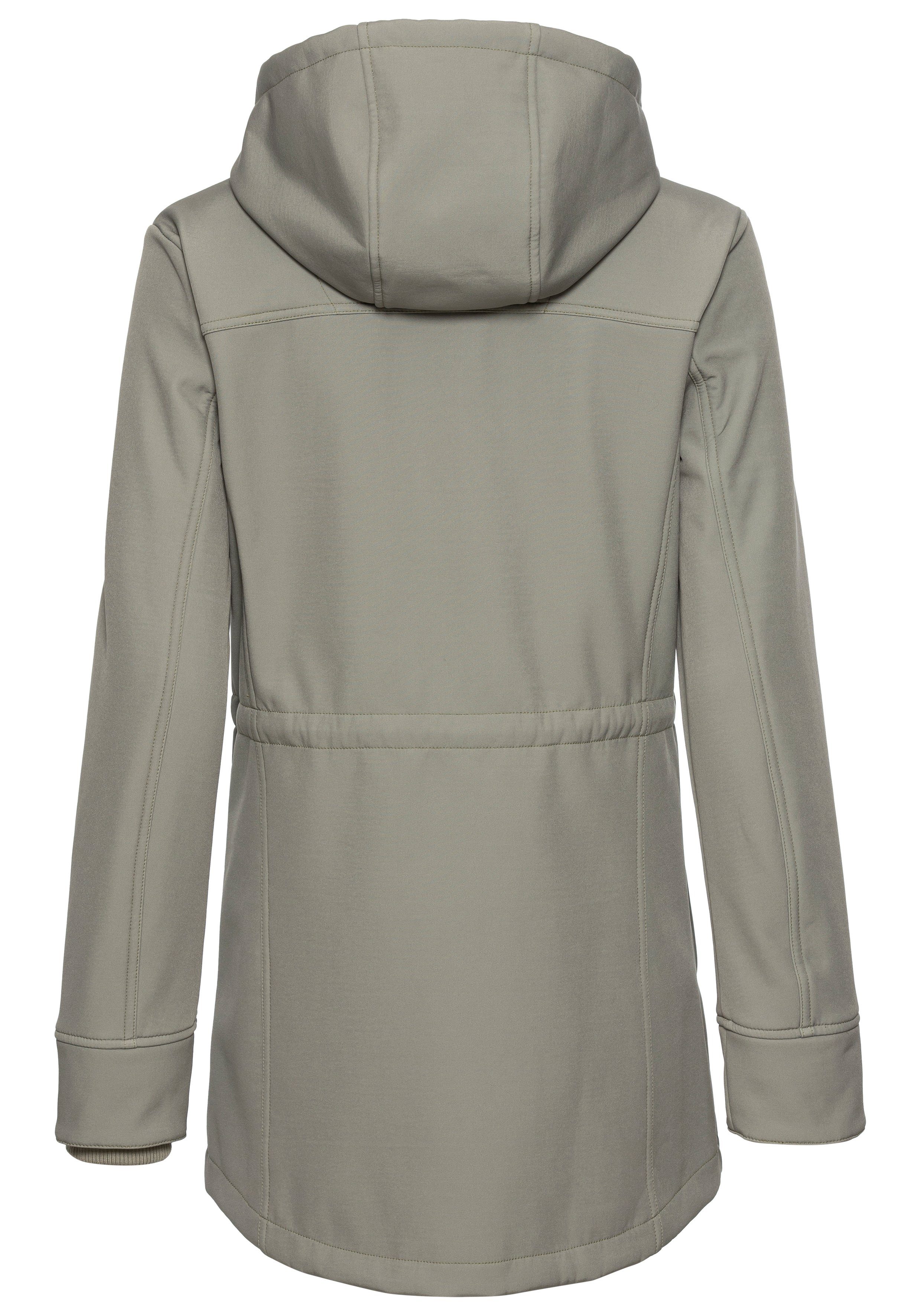 vivance active Softshell-jack met koord aan de taille