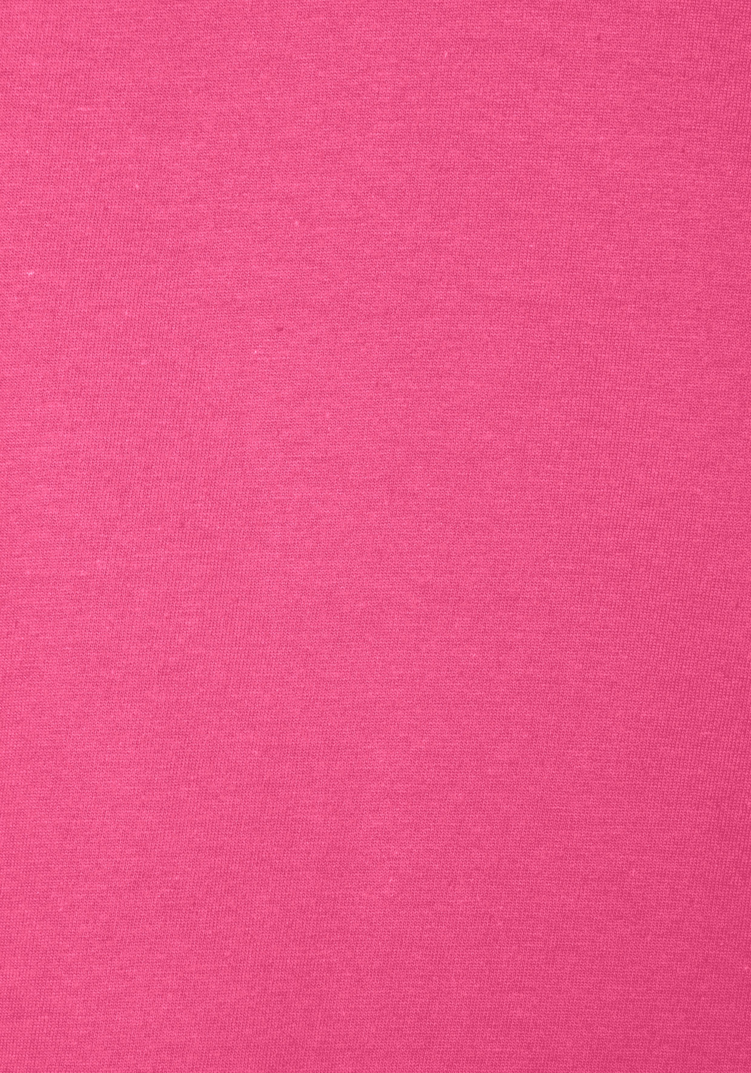 Lascana Shirt met korte mouwen Met glinsterend strass-ontwerp op de arm