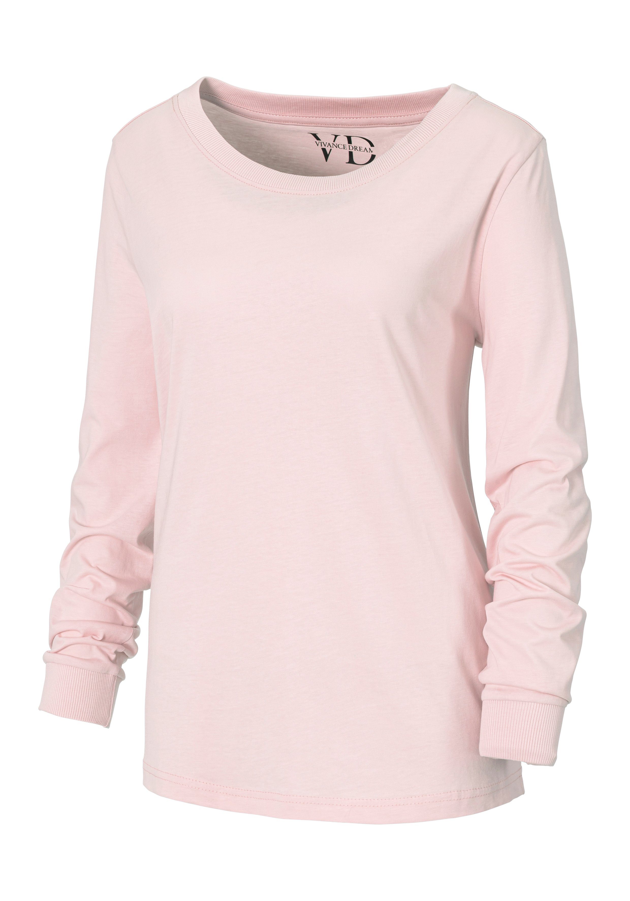 Vivance Dreams Pyjama top met ribboorden