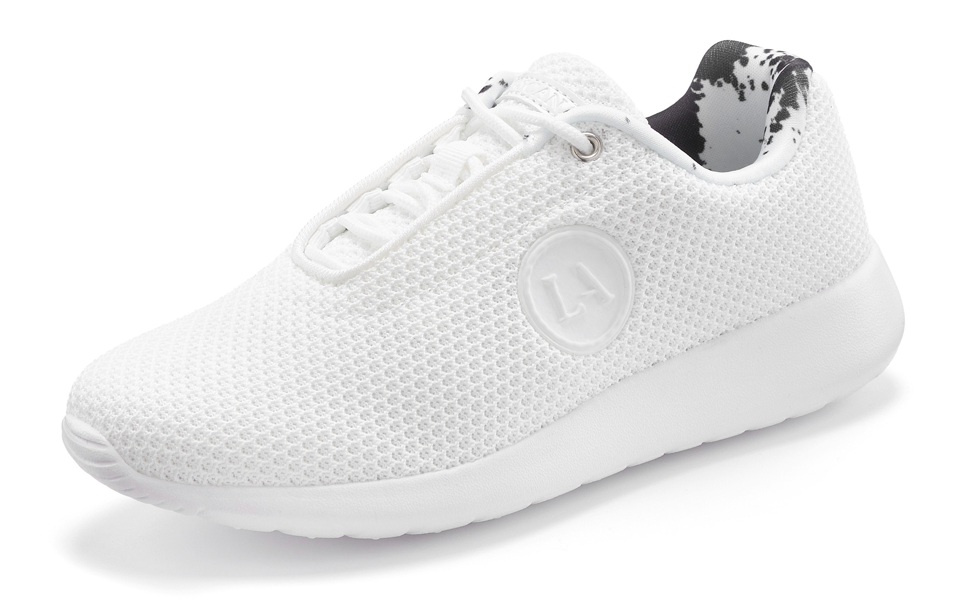 active by Lascana Sneakers met comfort-binnenzool, veterschoen, vrijetijdsschoen vegan