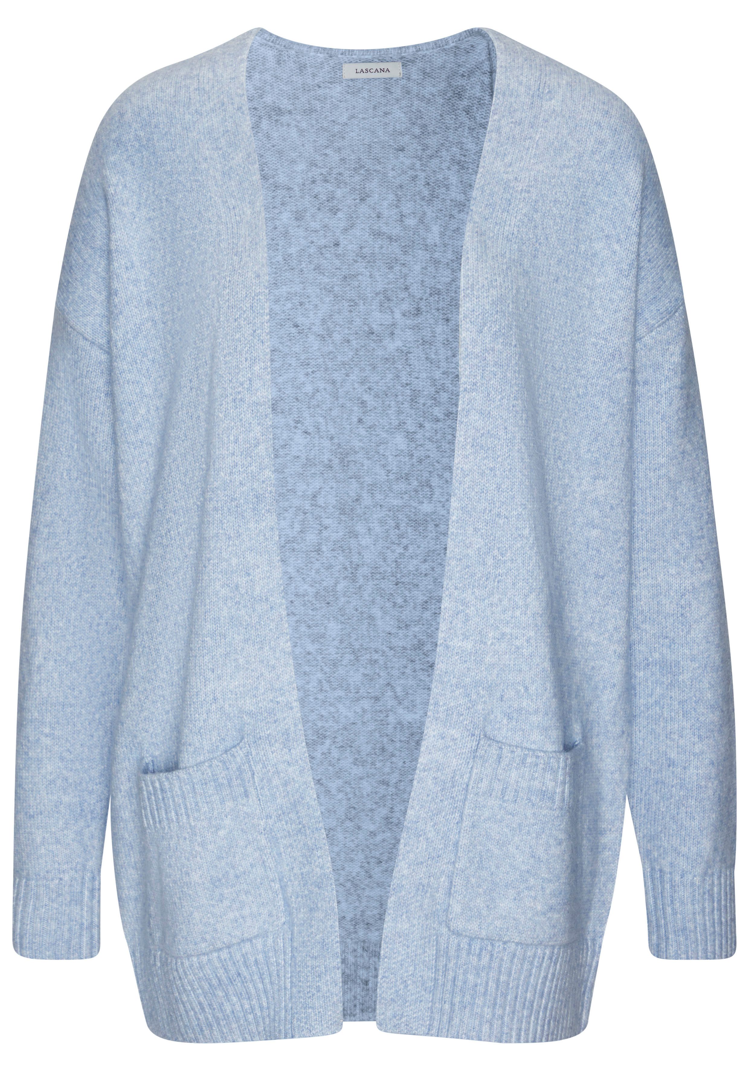 Vivance Vest van knuffelige breikwaliteit, cardigan (set, Met sjaal)