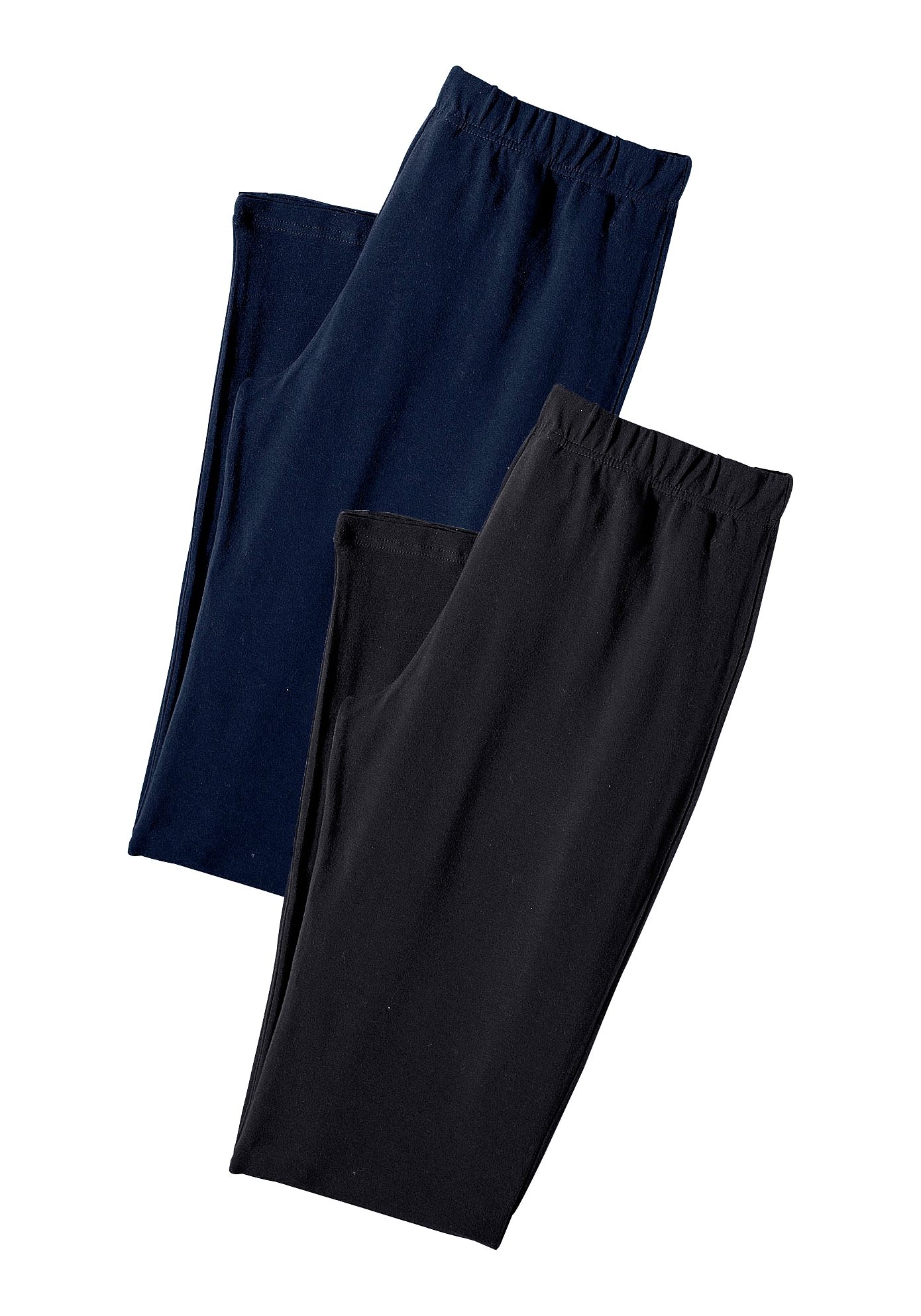 vivance active Caprilegging met rubberen tailleband, loungewear (Set van 2)