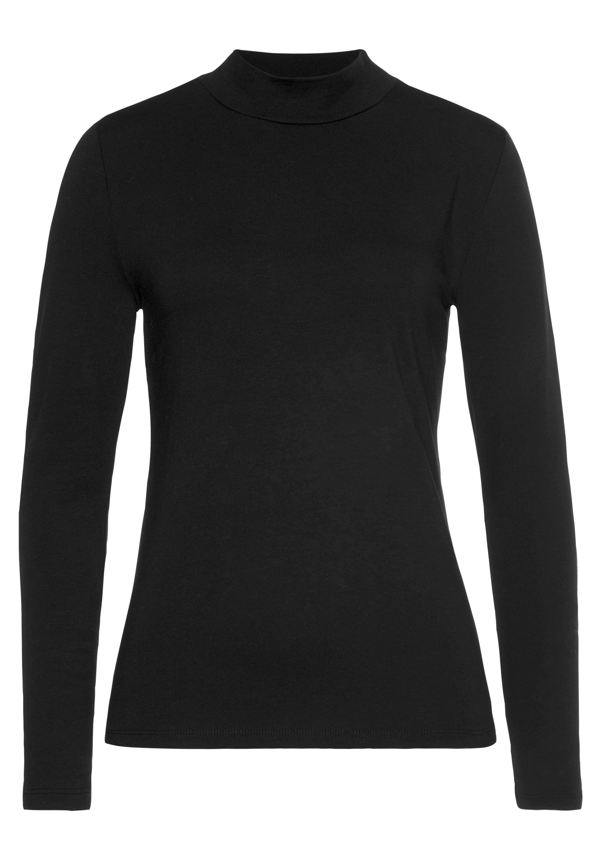 Lascana Shirt met staande kraag