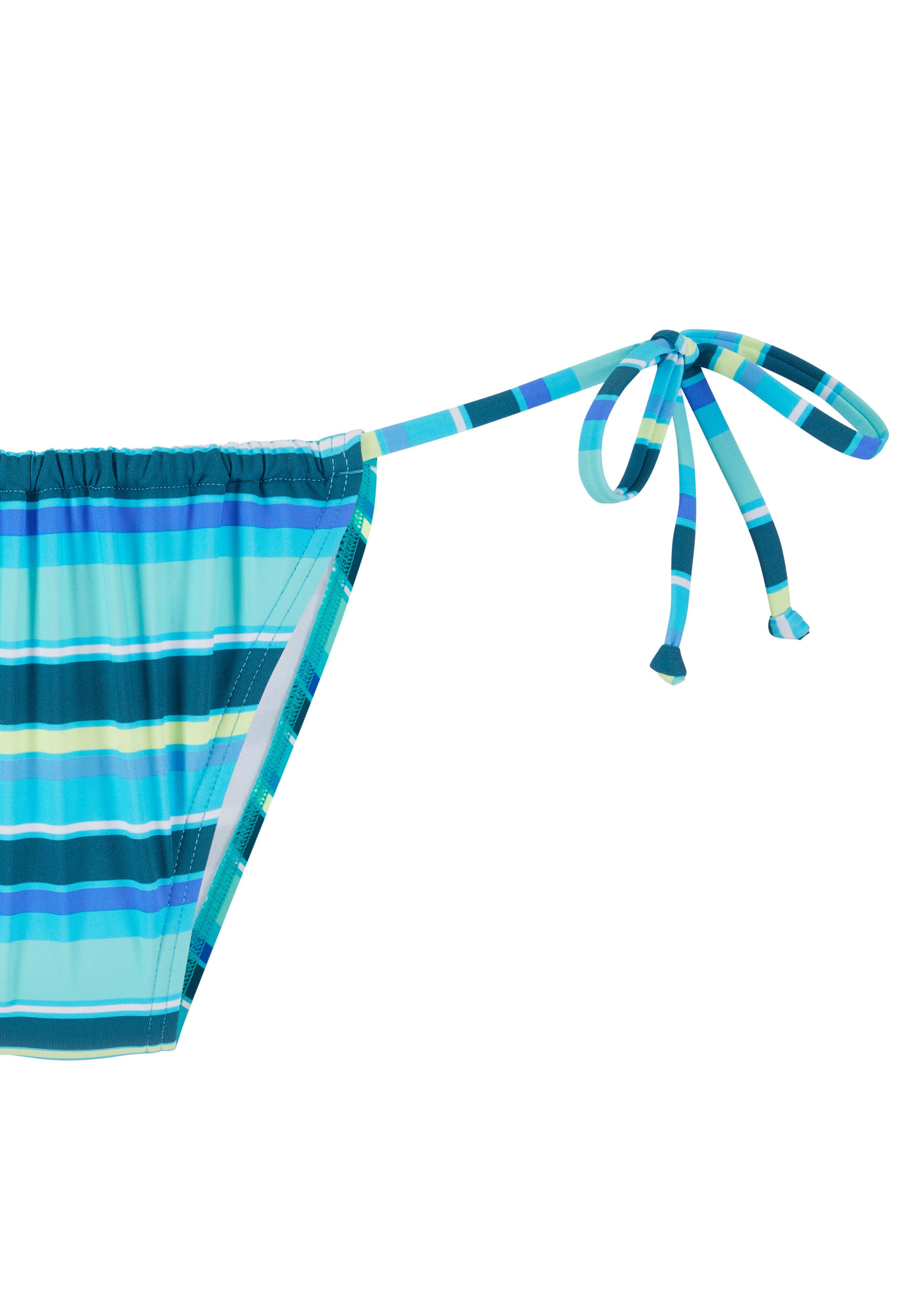 s.Oliver RED LABEL Beachwear Bikinibroekje Fun in korte snit en trendy streepdesign