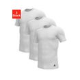 adidas sportswear t-shirt pure cotton in klassieke vorm (set van 3) wit