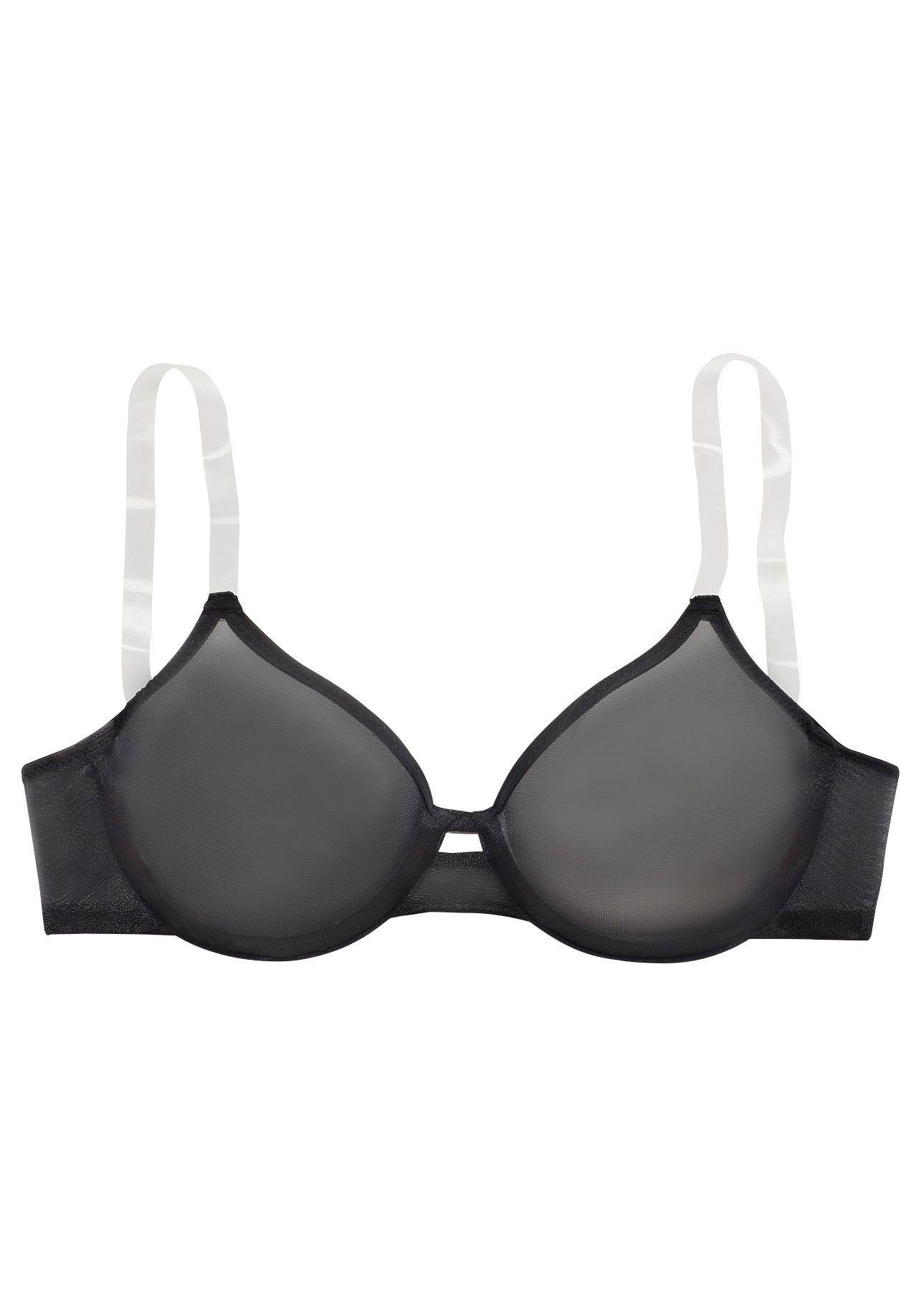 Lascana T-shirt-bh in transparante look, basic dessous