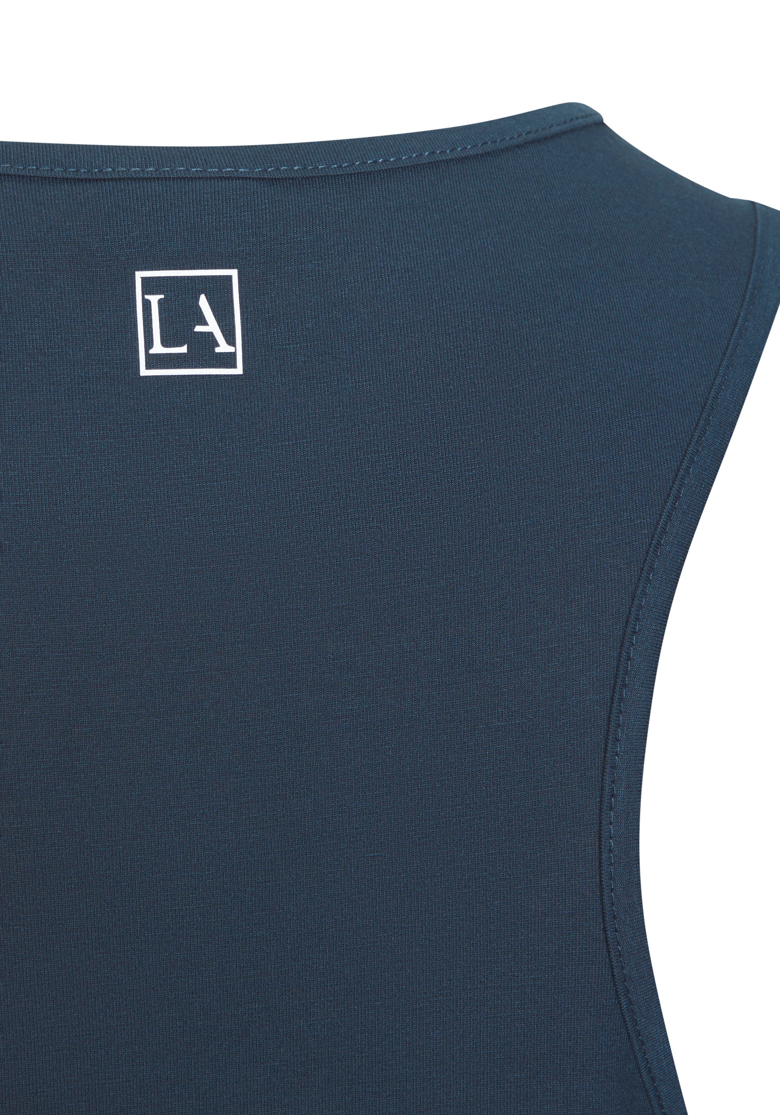 active by Lascana Tanktop Sporttop met mesh inzet en racerback