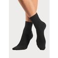 lascana basic sokken (set, 7 paar) zwart