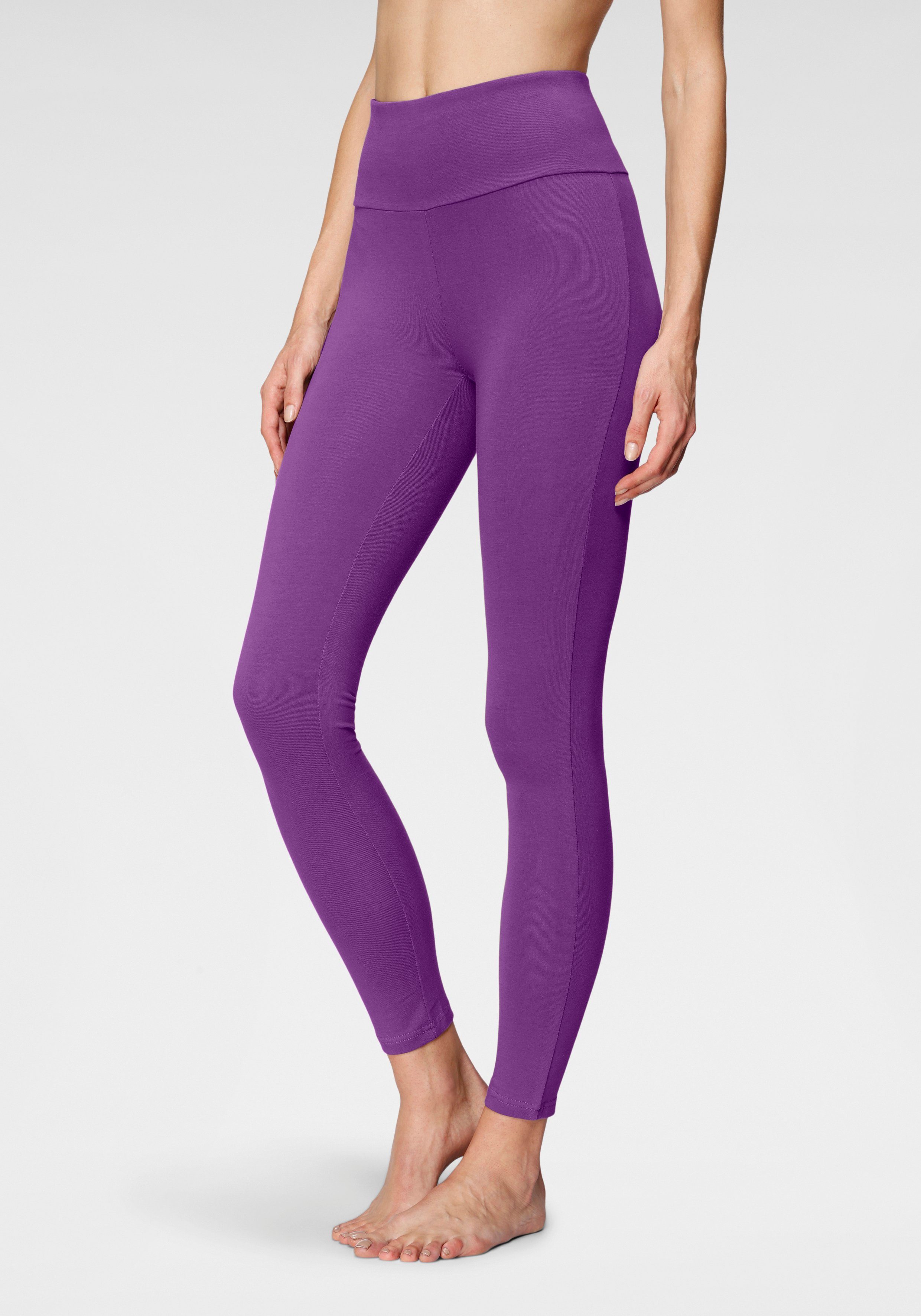 Lascana Legging met brede boord