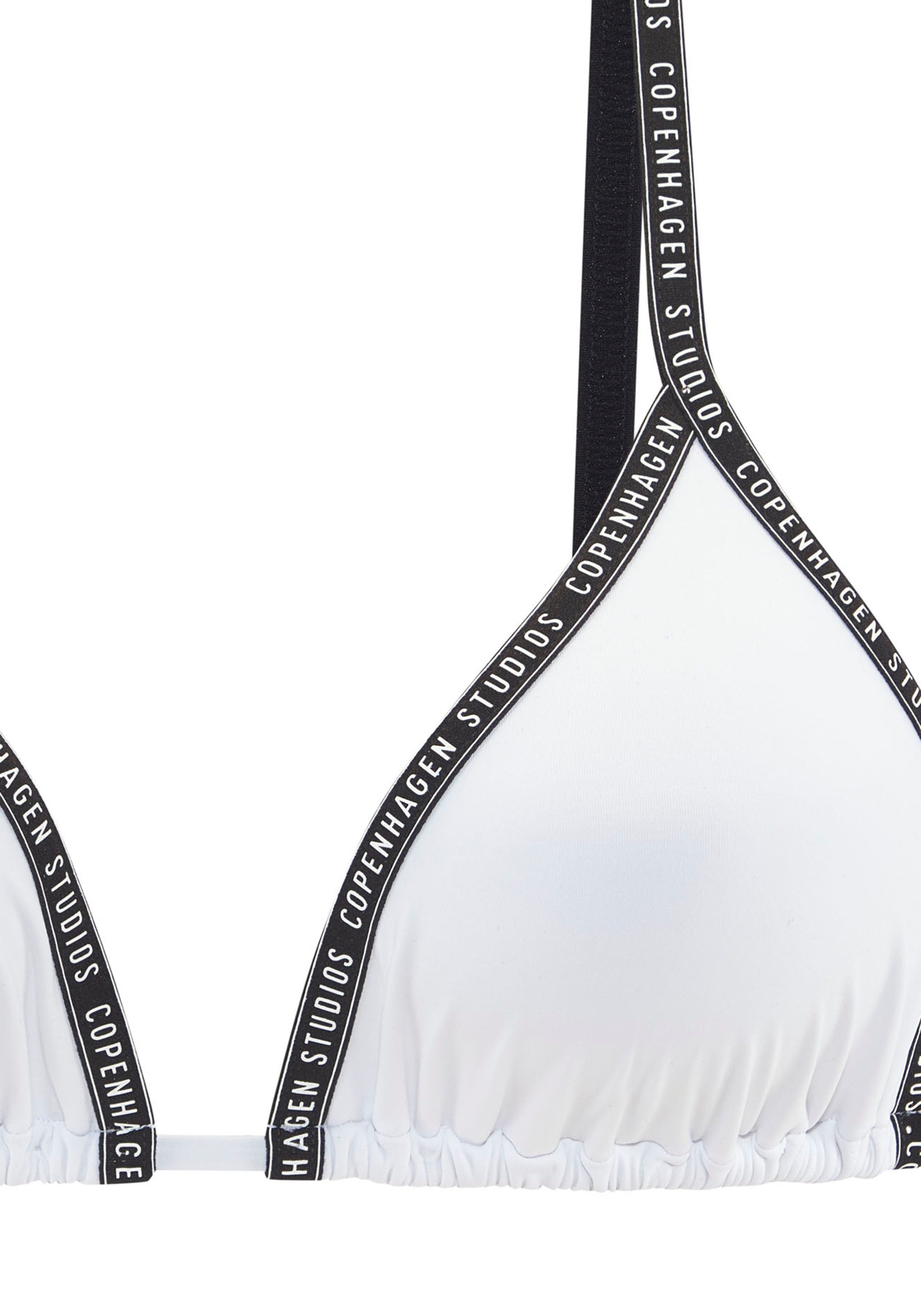 Copenhagen Studios Triangel-bikinitop Cody met merkembleem
