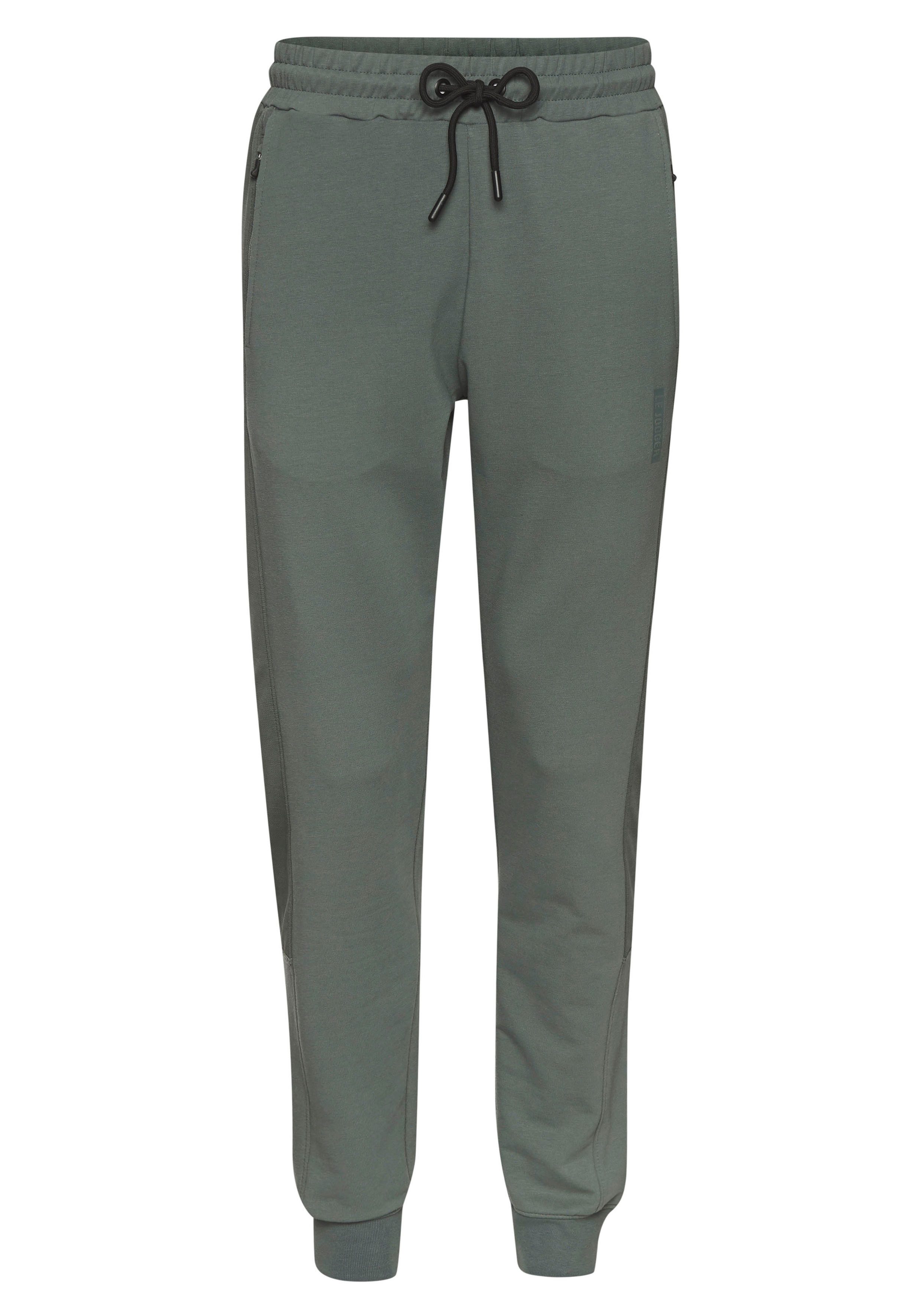 le jogger® Sweatpants met gekleurde inzet en ritszakken