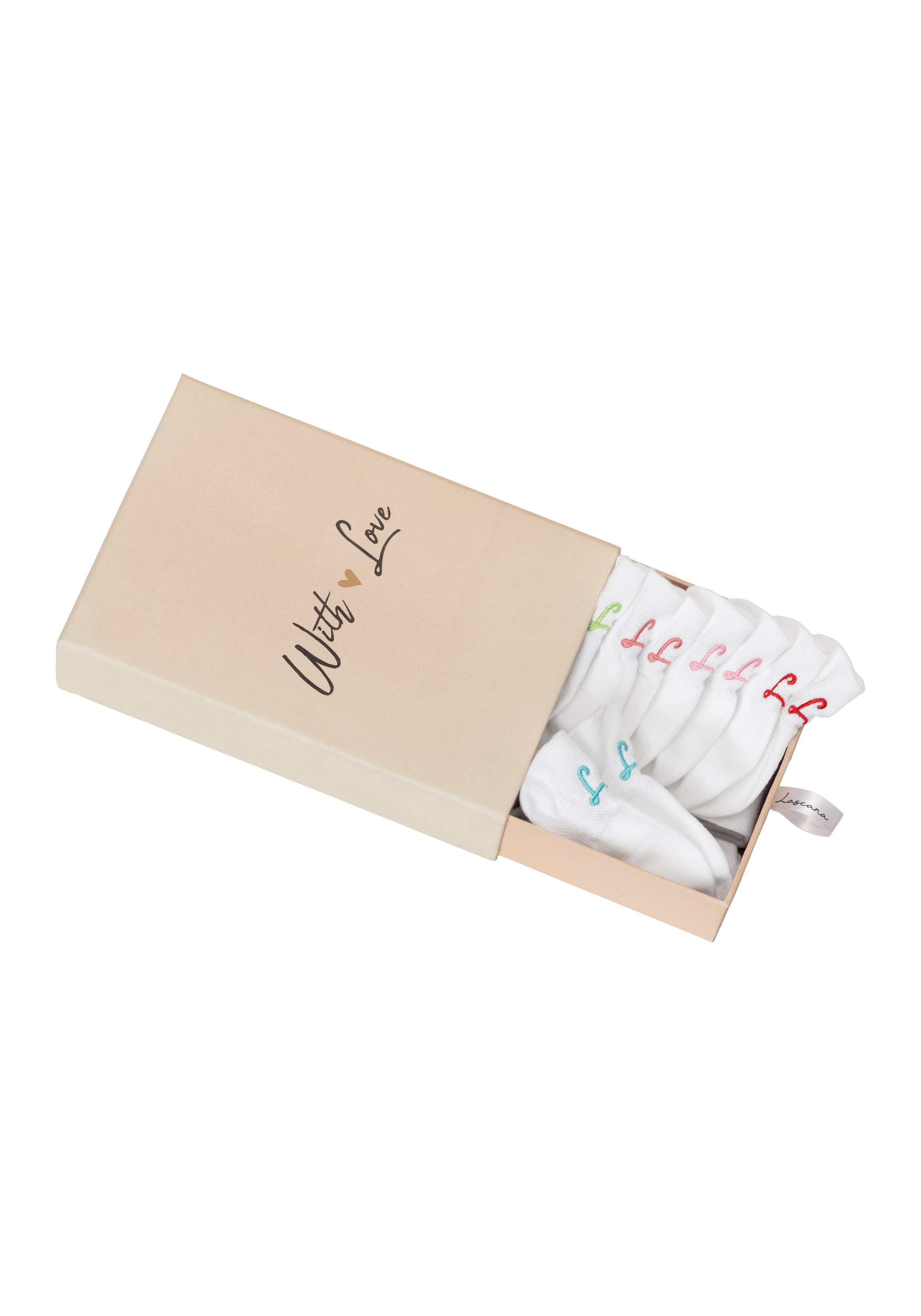 Lascana Sneakersokken met klein borduursel (box, 7 paar, Box)