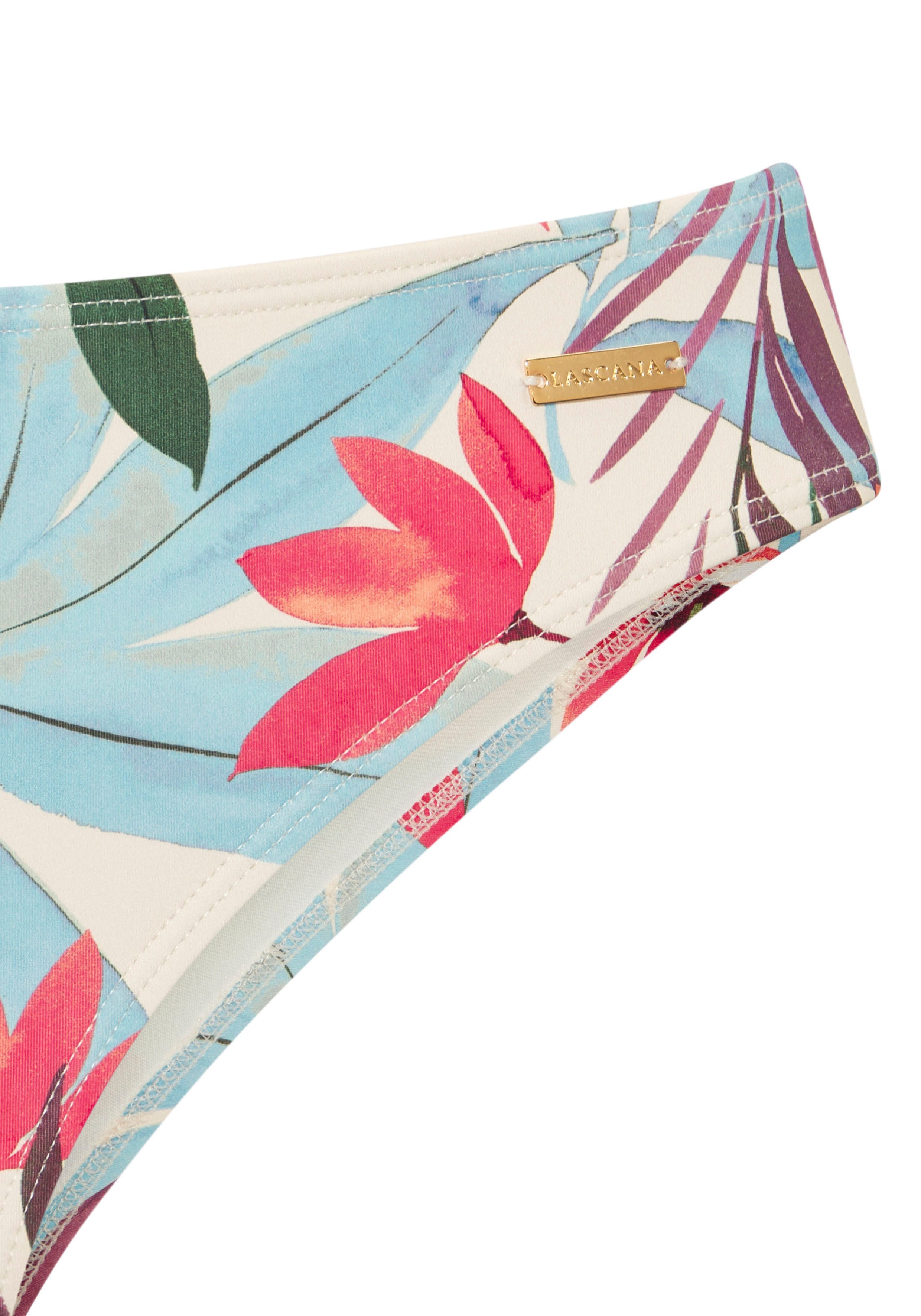 Lascana Bikinibroekje Imani met zomerse bladerenprint