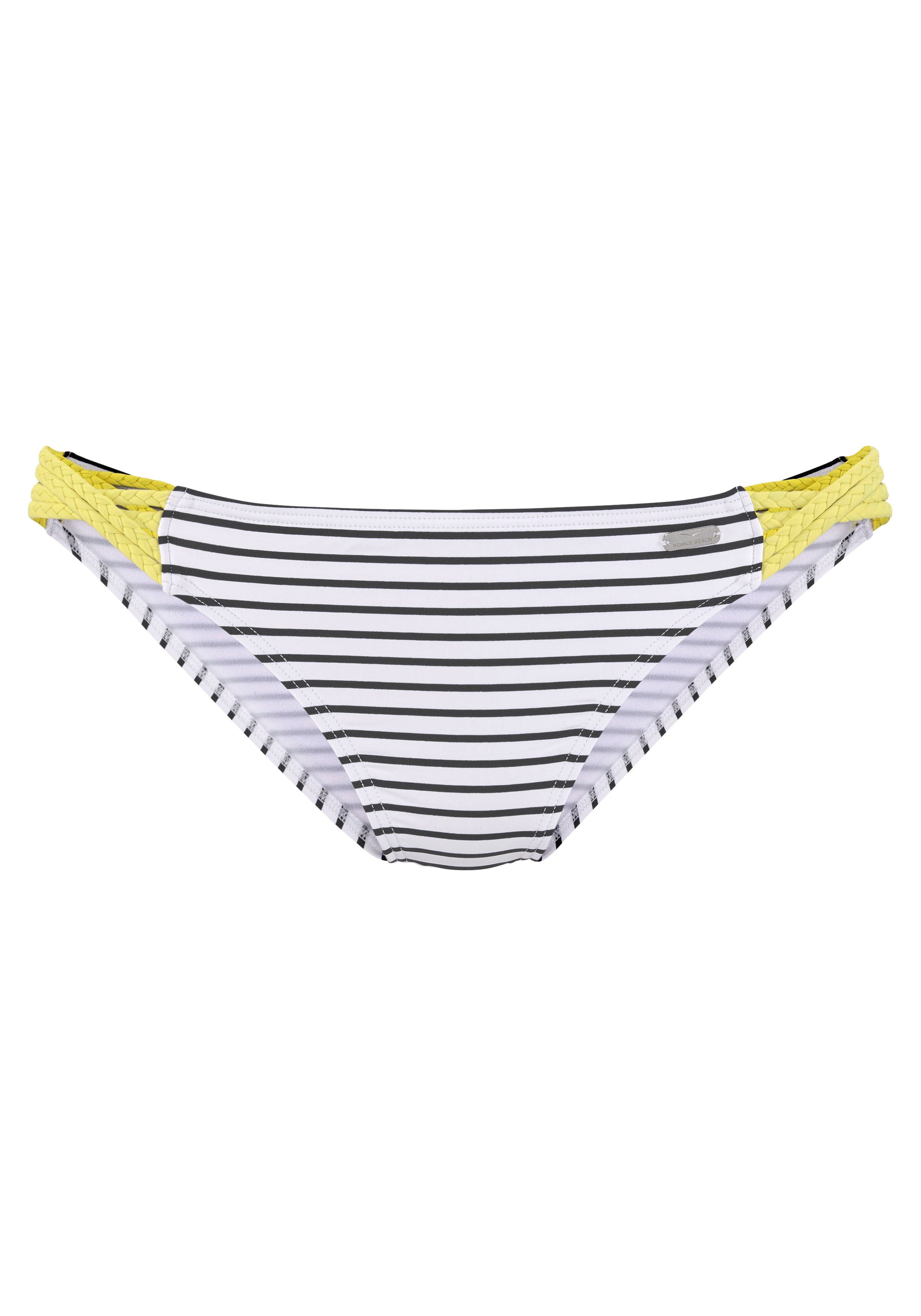 Venice Beach Bikinibroekje CAMIE met gevlochten details bikini broekjes maat 40 wit
