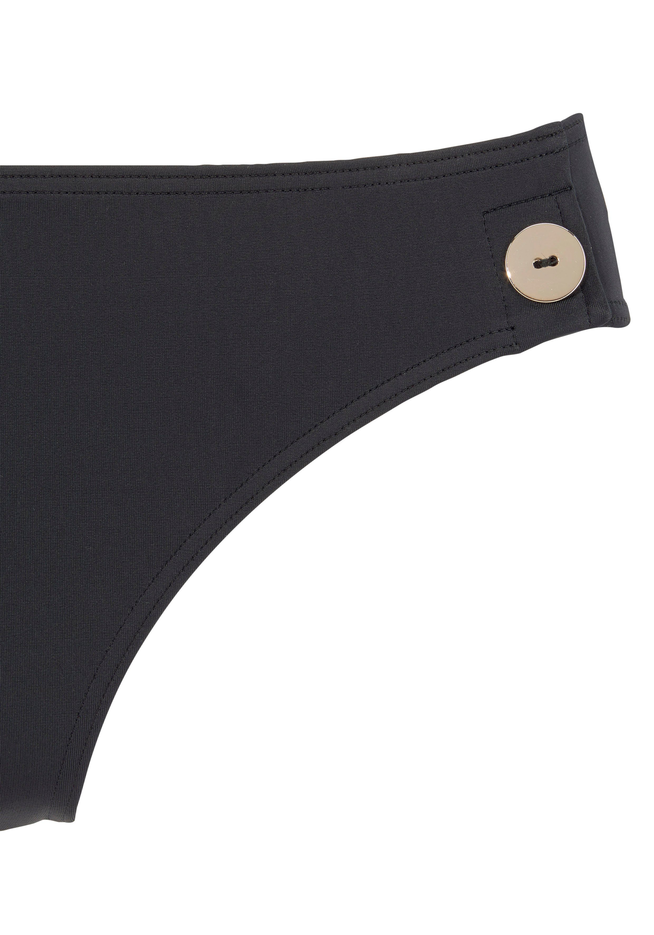 Vivance Triangelbikini met goudkleurige sierknopen