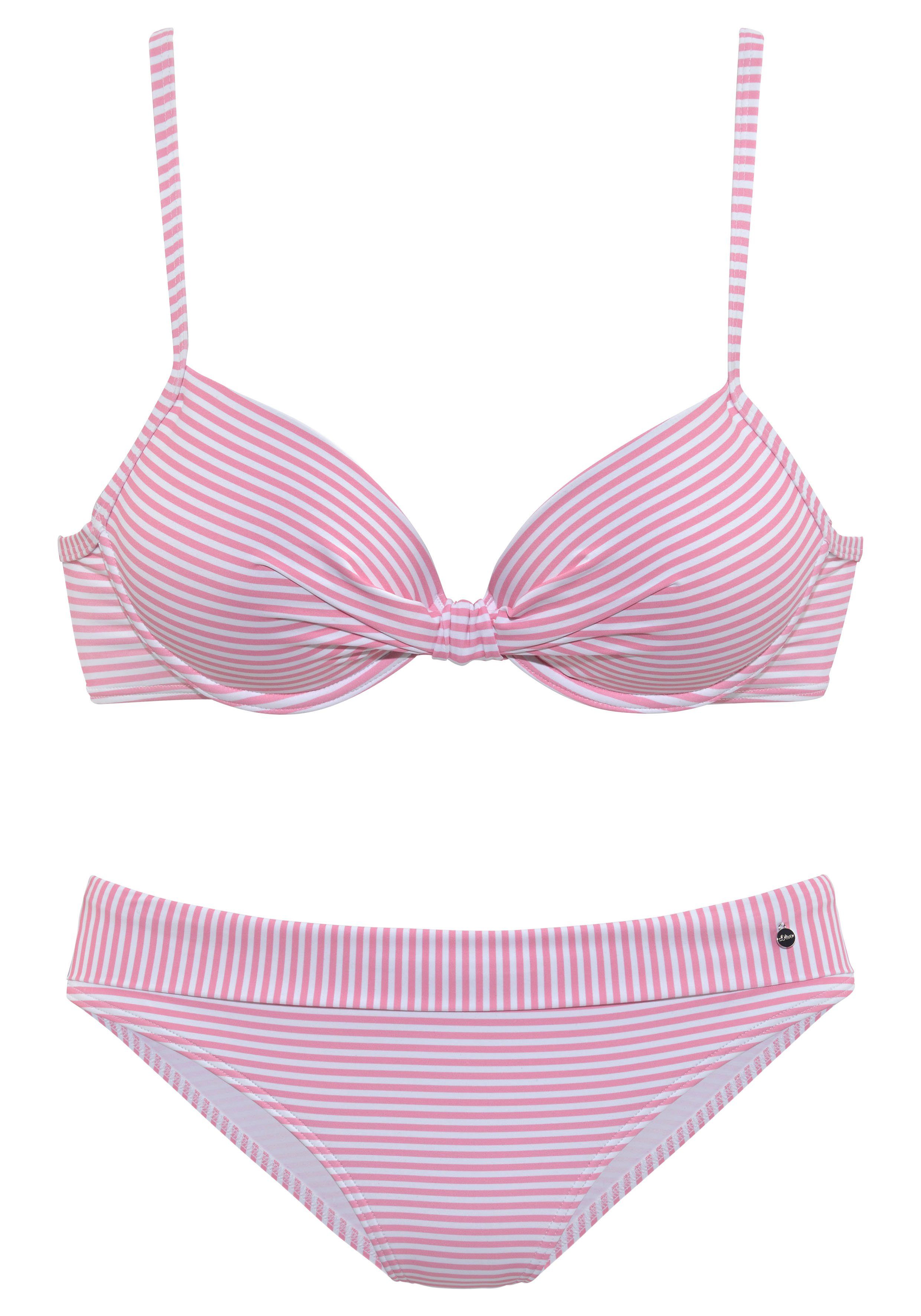 s.Oliver RED LABEL Beachwear Beugelbikini in knoop-look