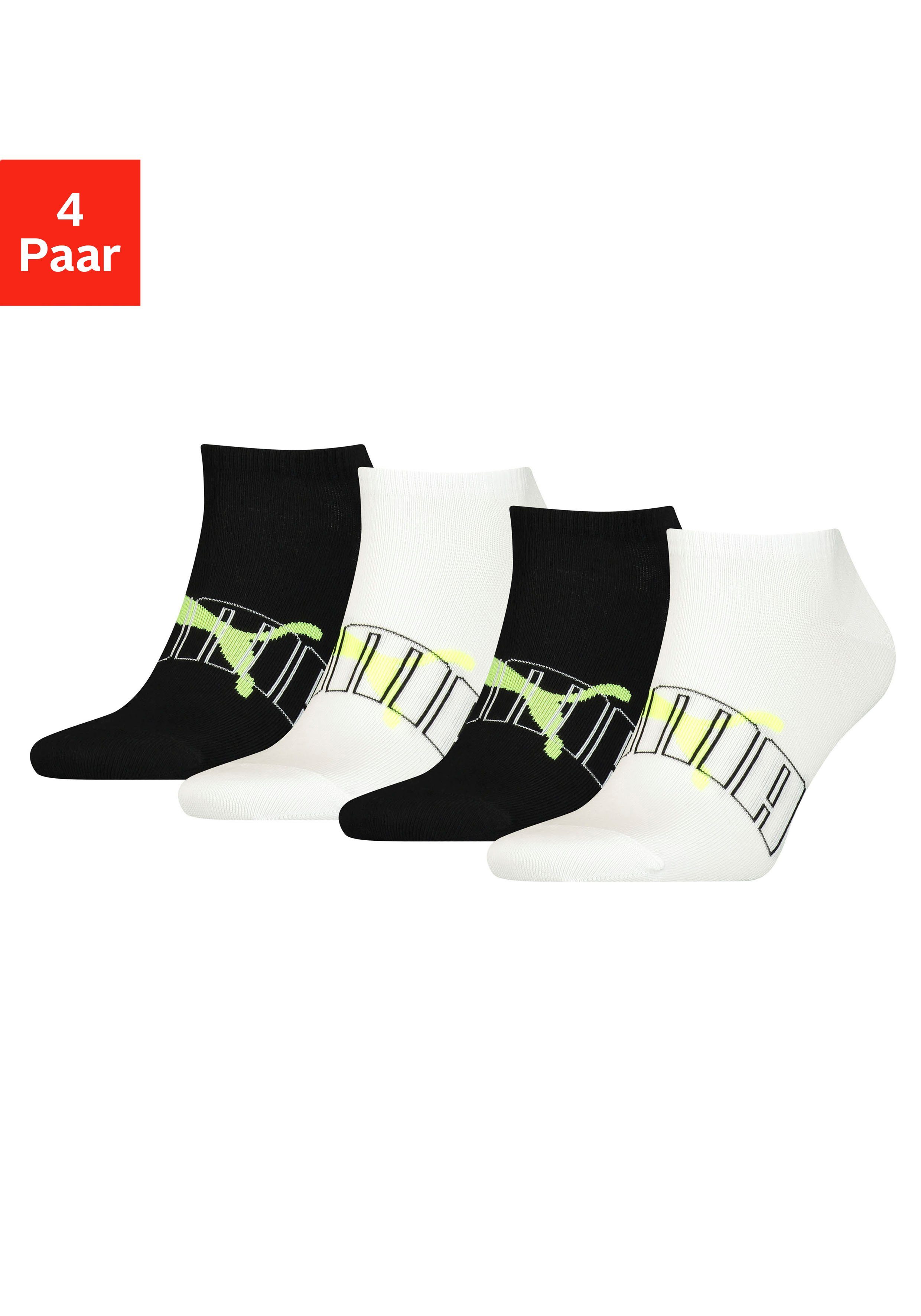 PUMA Sneakersokken met trendy logo (4 paar) vind je bij | LASCANA