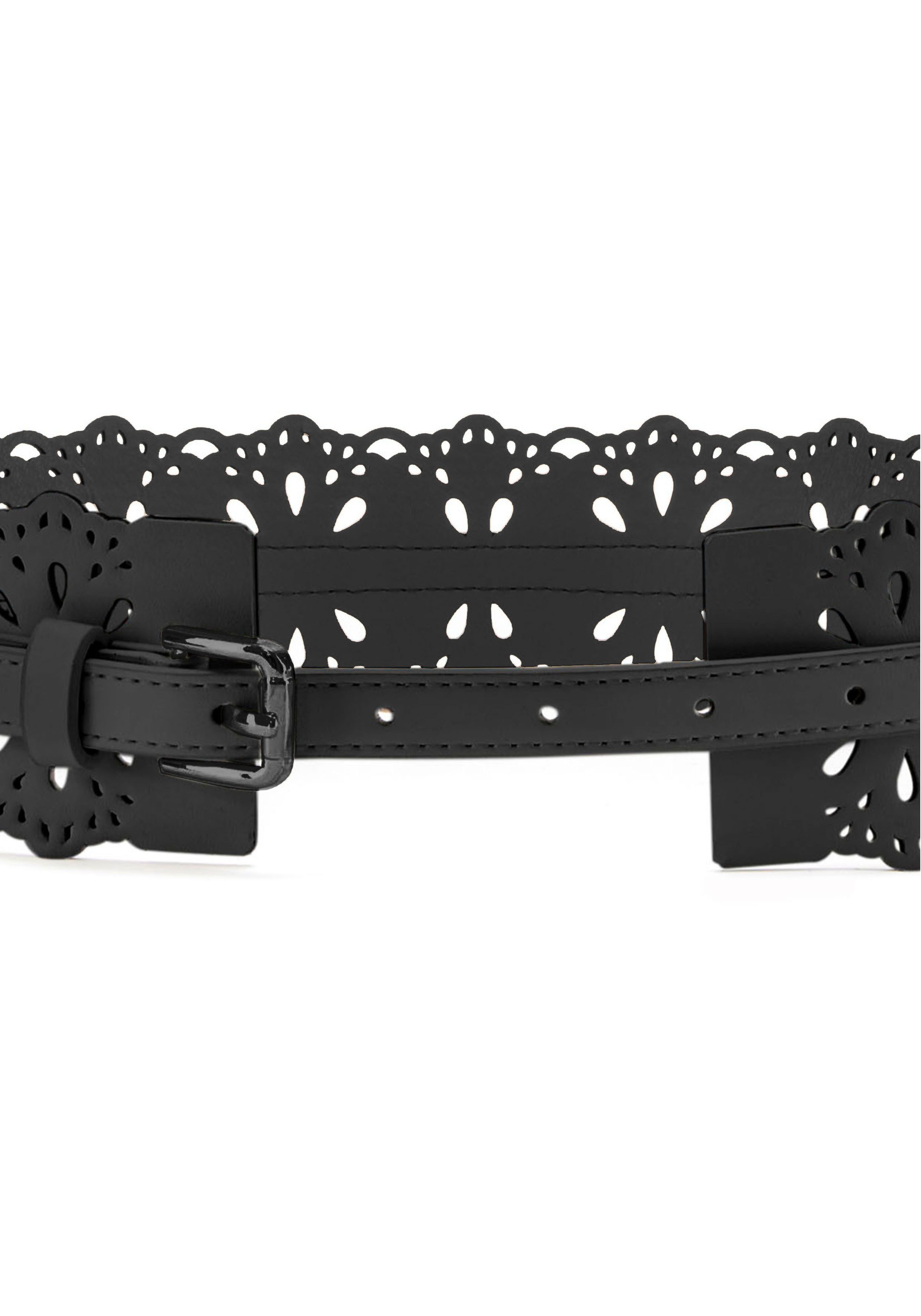 Lascana Tailleriem Cut-out riem met trendy cut-outs, riem voor jurk & overall, buikriem