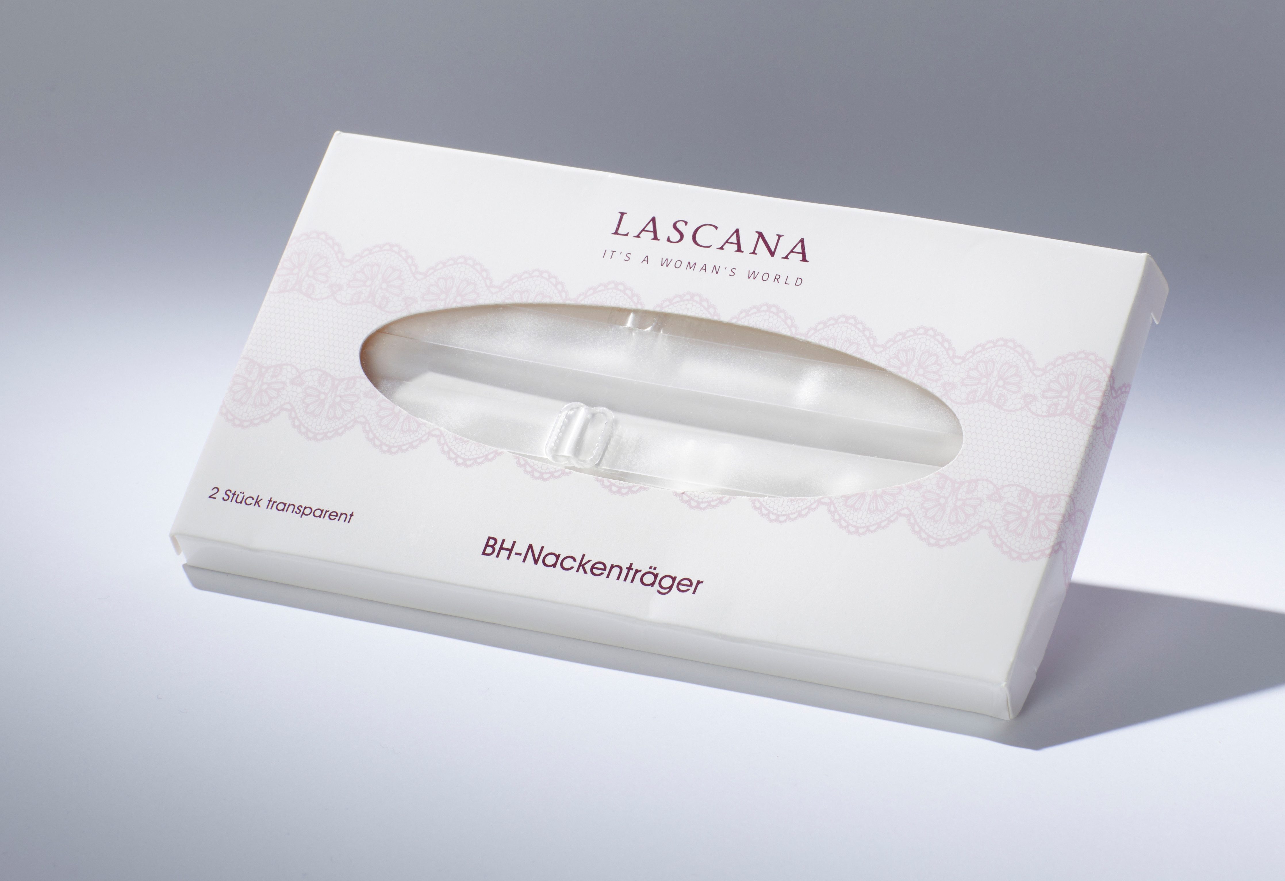 Lascana Bh-nekbandjes transparant, gemakkelijk verwisselbaar (1 paar)