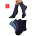 h.i.s sokken in verschillende kleurencombinaties (4 paar) blauw