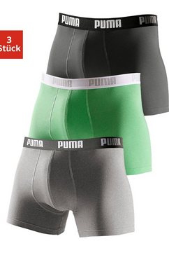 puma boxershort met logo in de band (set, 3 stuks) groen