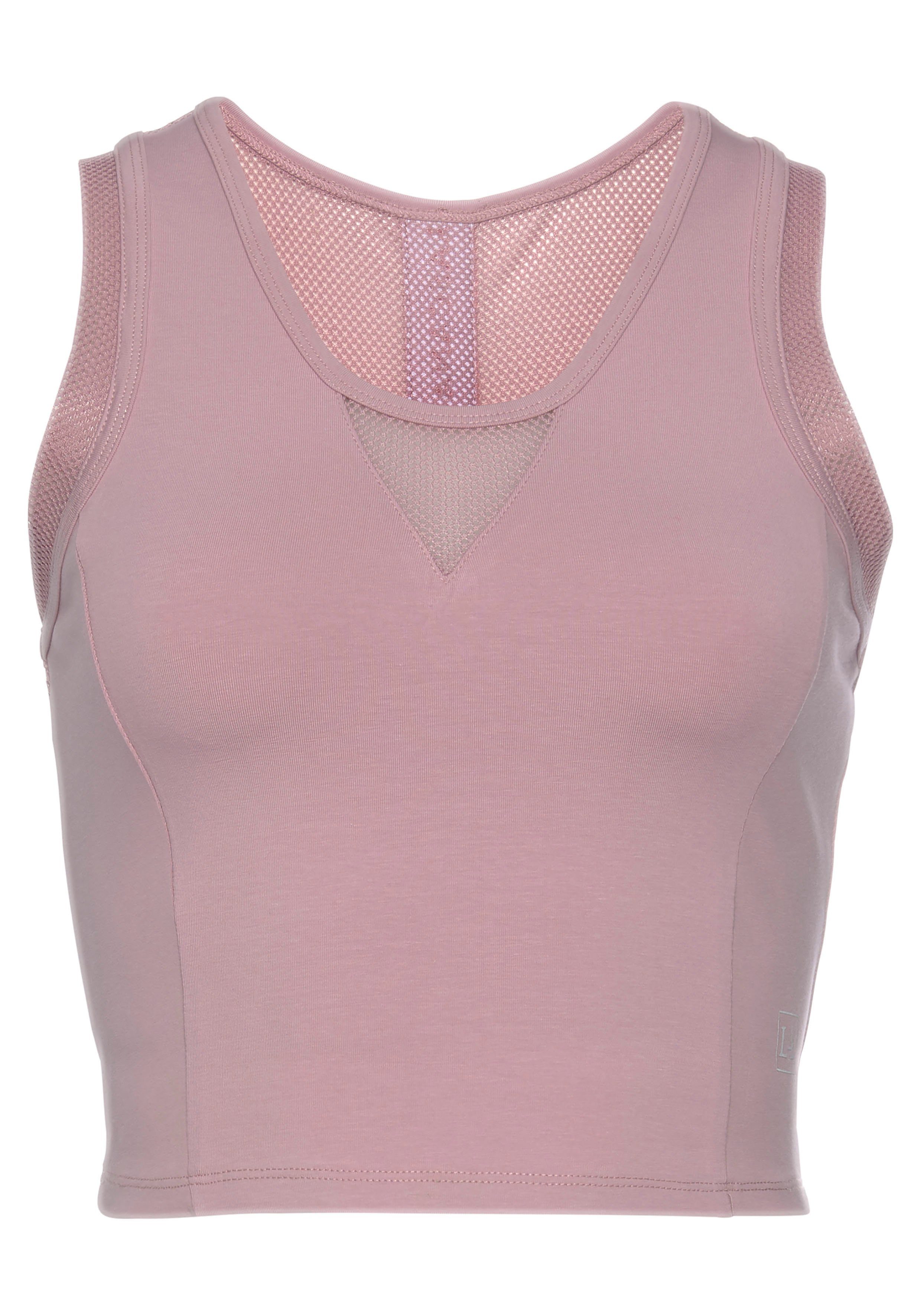active by Lascana Functioneel shirt met racerback en meshinzetten