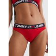 tommy hilfiger underwear string met brede logoband rood