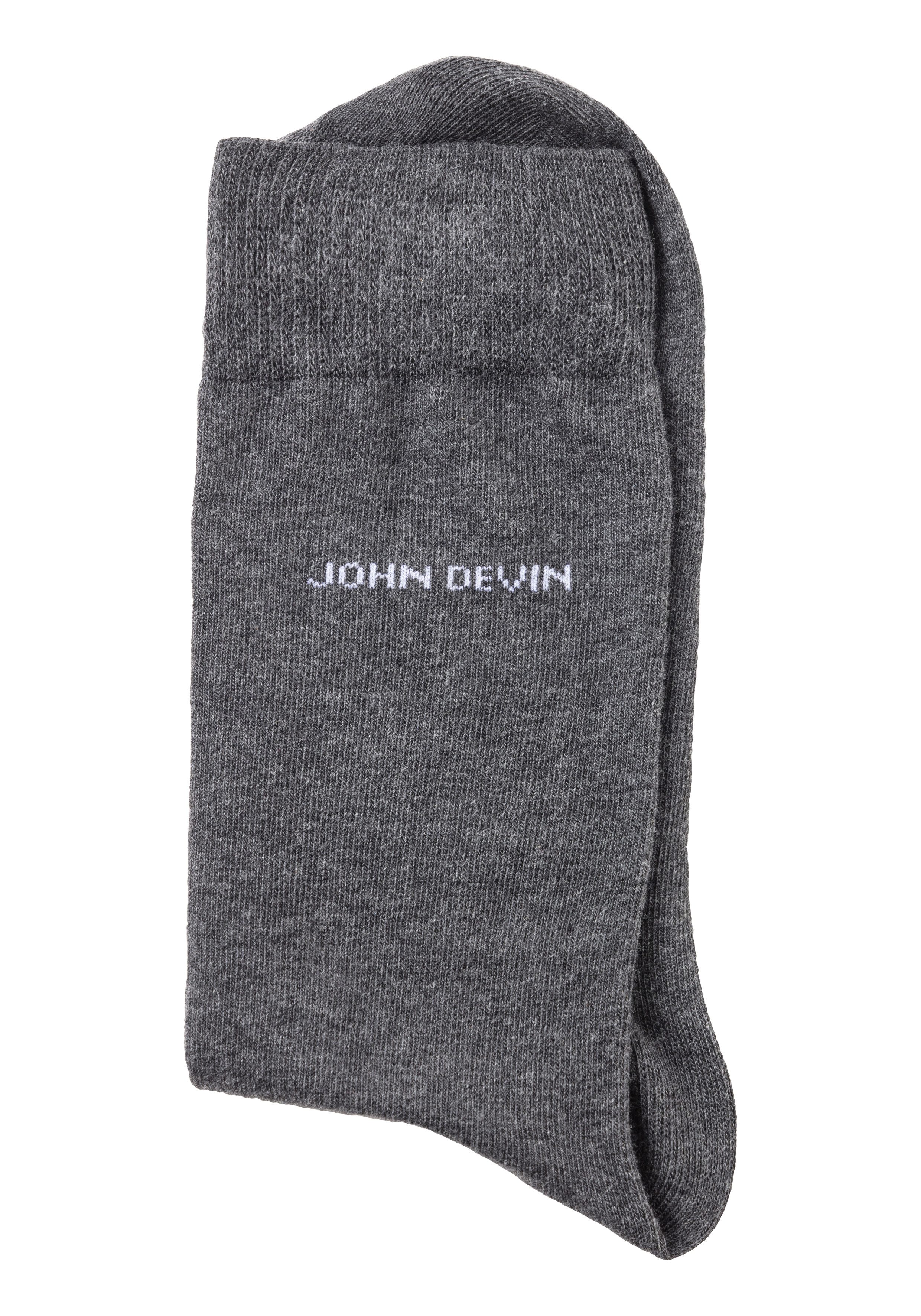 John Devin Basic sokken voor elke dag (set, 7 paar)