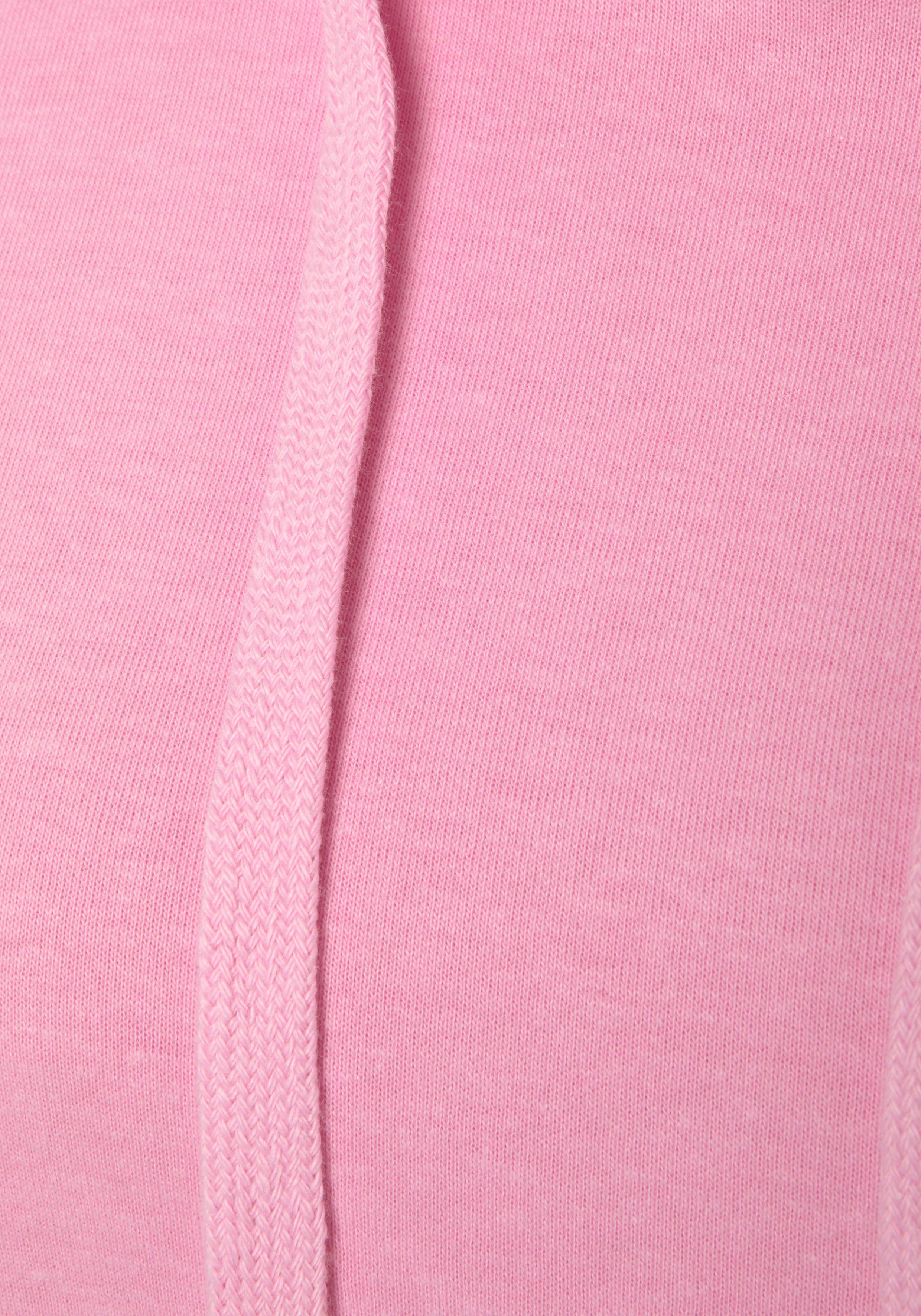 Vivance Hoodie met contrasterende accentueringen, loungeanzug (1-delig)