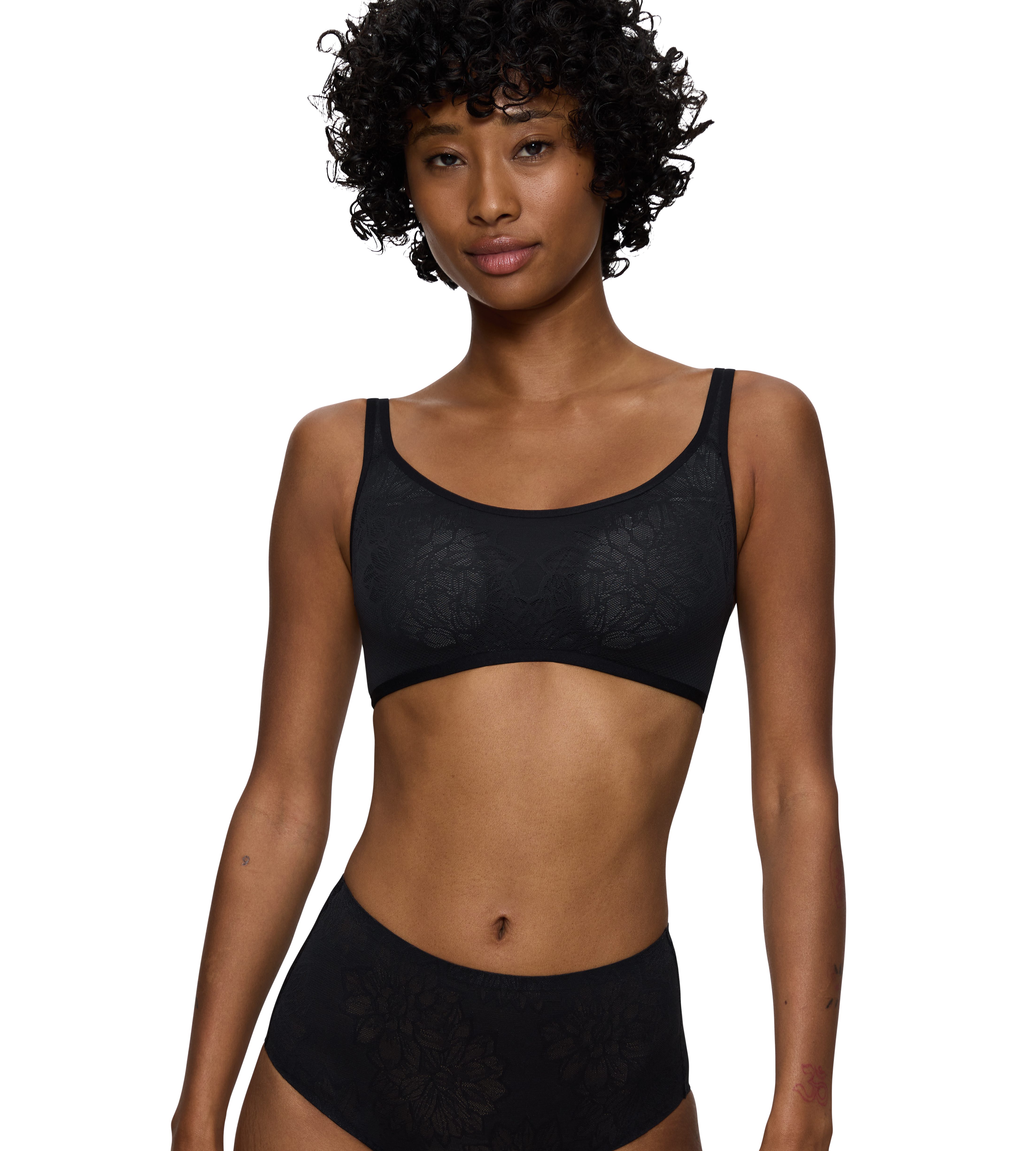 Triumph Beugelloze-bh Fit Smart P EX met stretch-kant