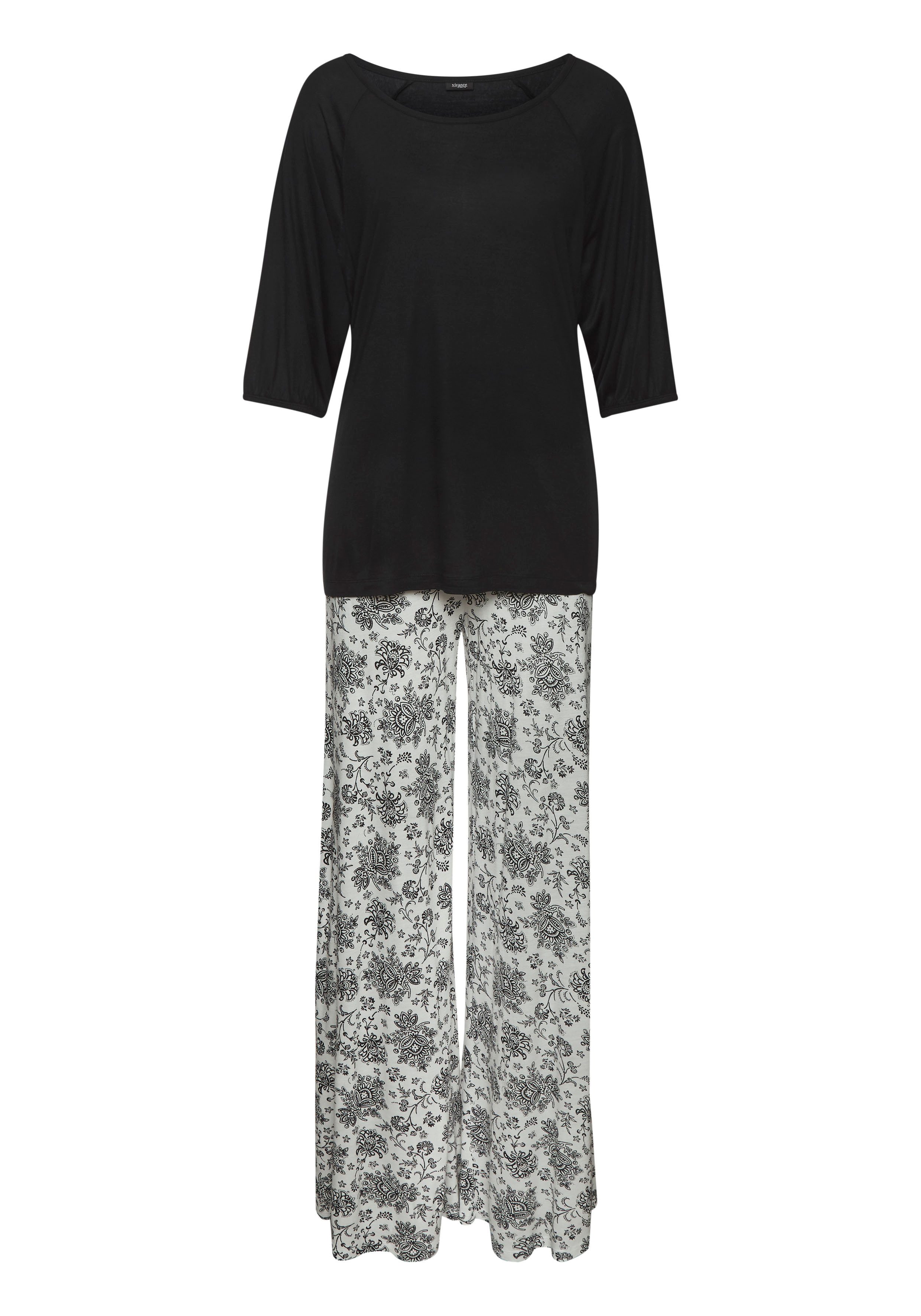 Vivance Dreams Pyjama met paisley patroon (2-delig)