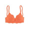 s.oliver red label beachwear bralette-bh charline van modieus kant in gebloemde look oranje