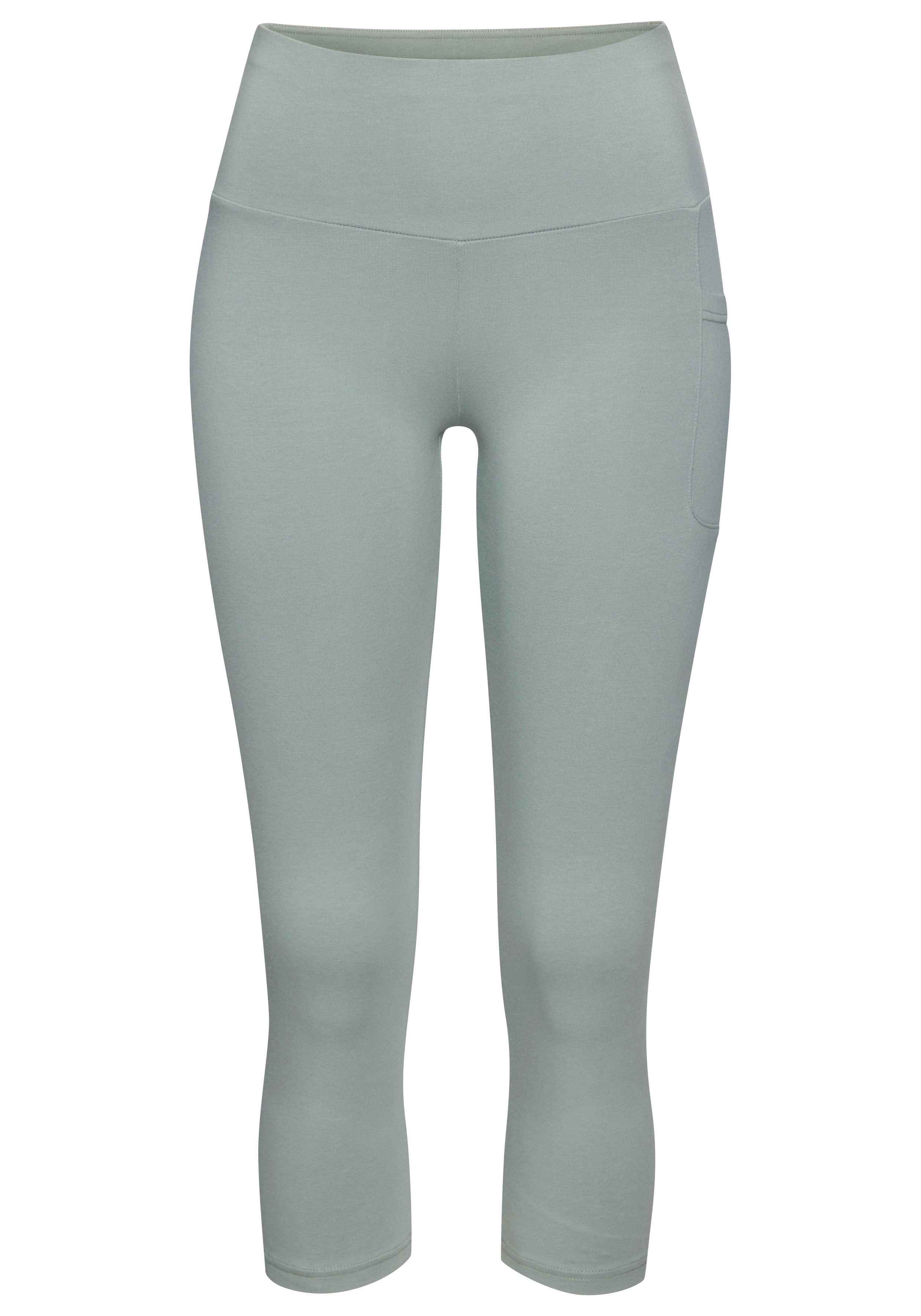 active by Lascana 3/4 legging met telefoontas, loungewear