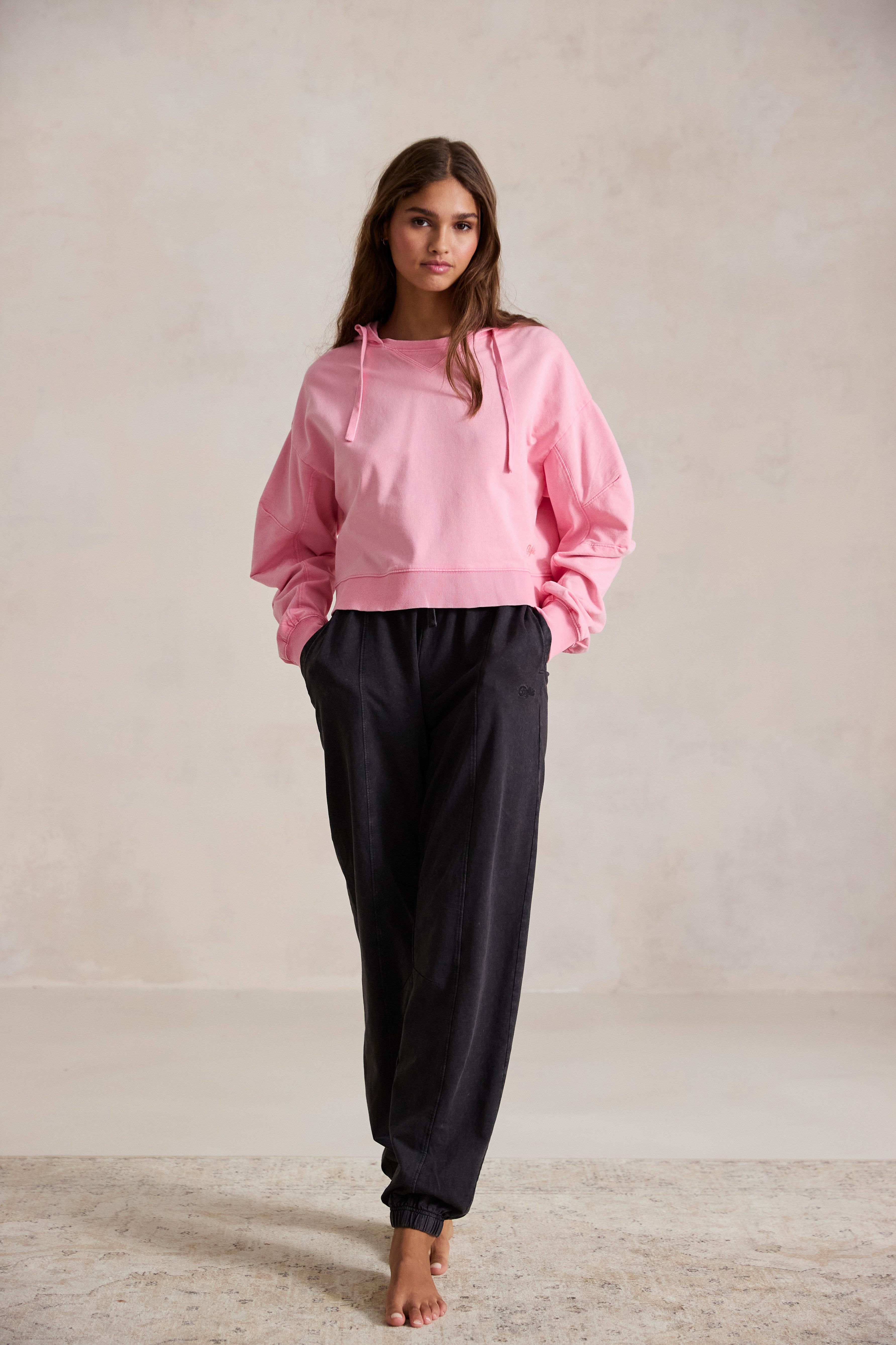 Buffalo Hoodie Capuchontrui in used-look, loungewear (1-delig)
