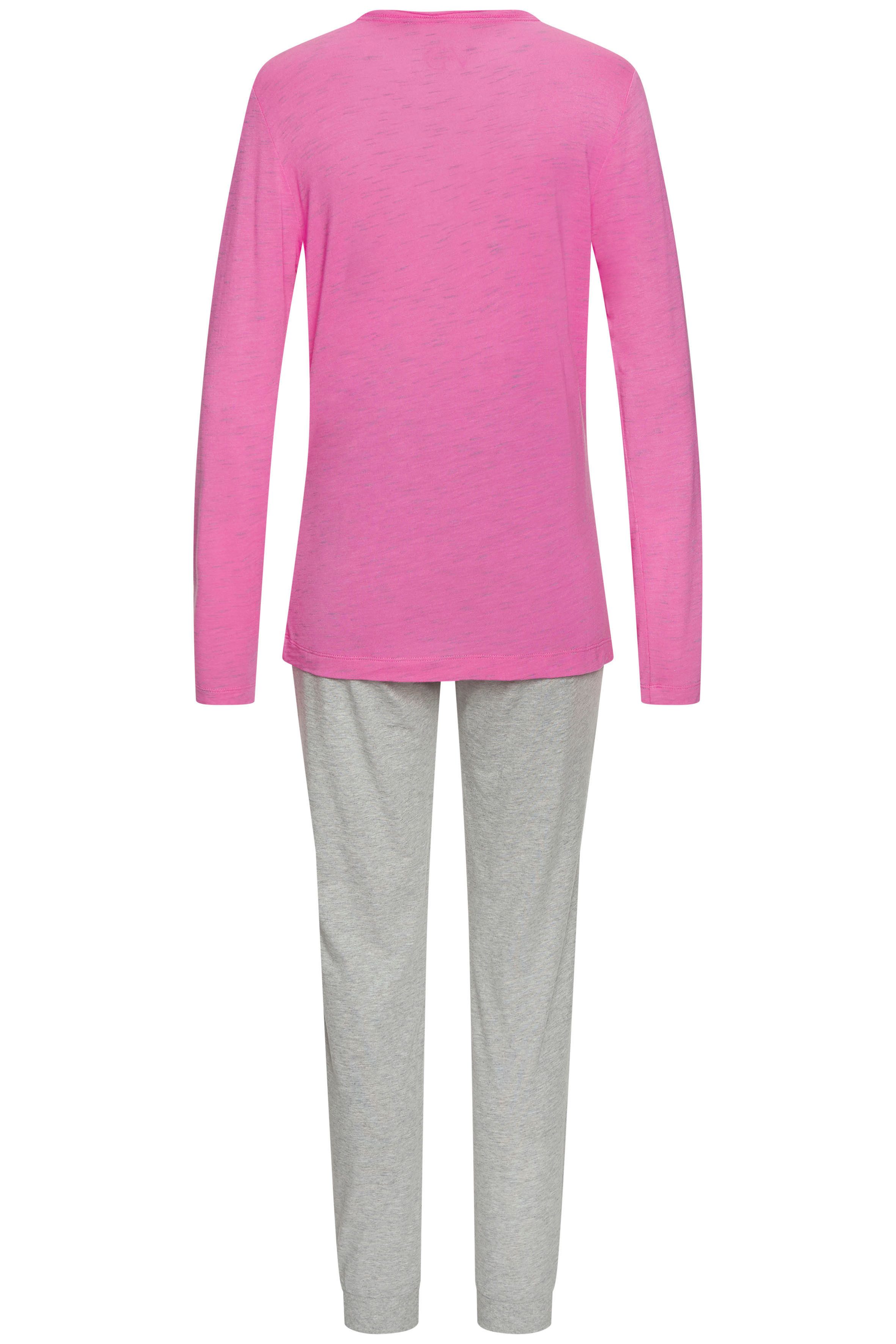 Vivance Dreams Pyjama Mooie melange-effect (2-delig)